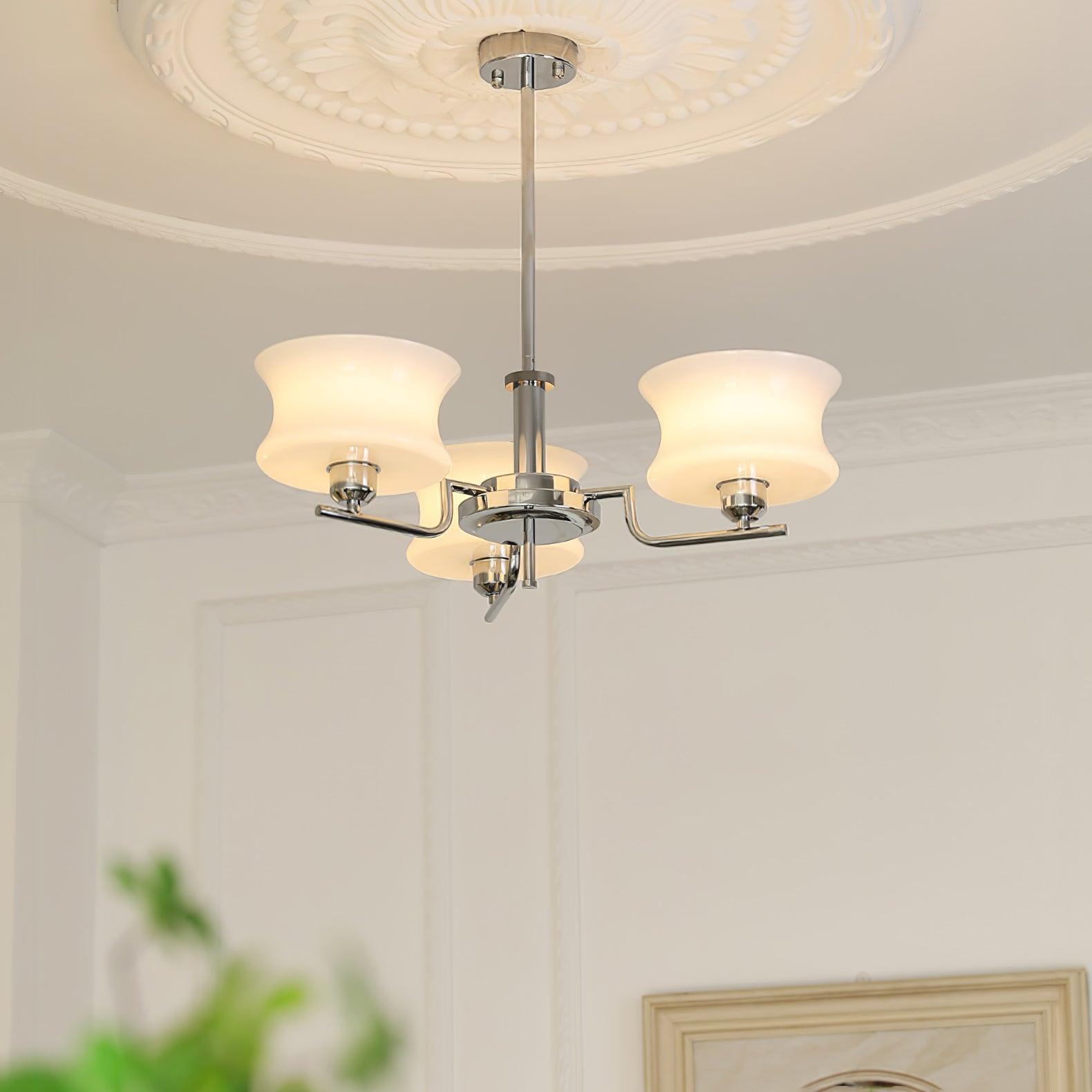 Elegant Blue Crystal Chandelier - Modern Ceiling Light Fixture for Dining Room, Living Room & Bedroom Decor | Perfect for Home, Wedding & Event Lighting