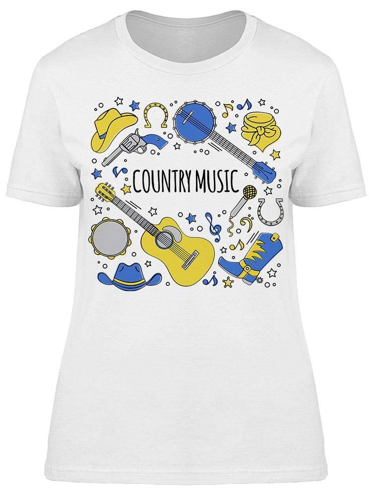 Vintage Country Music Festival Cowboy T-Shirt for Women - Soft Cotton Graphic Tee for Concerts, Rodeos & Western Style Outfits