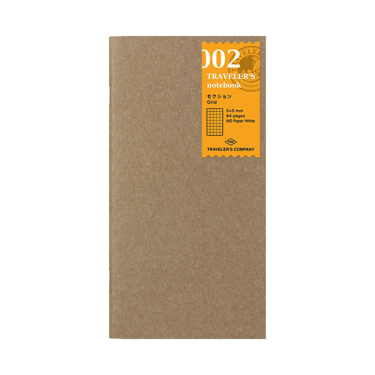 Traveler's Notebook TN R002 Graph Refill - Premium Grid Paper for Bullet Journaling, Sketching & Note Taking - Perfect for Travelers, Artists & Students
