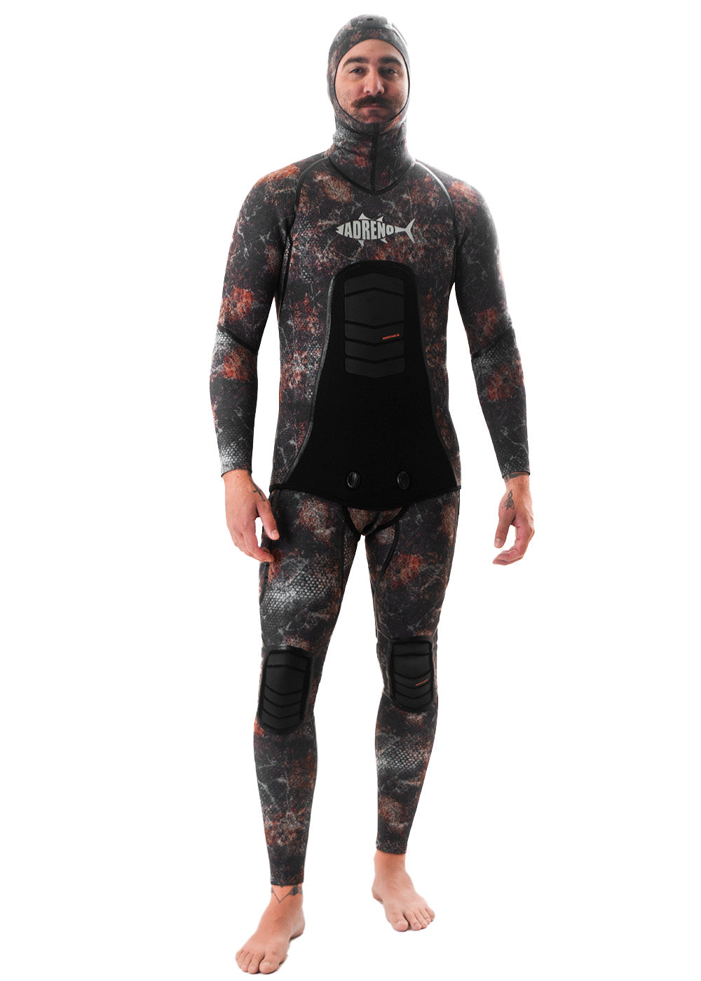 Adreno Men's 5.0mm 2-Piece Neoprene Wetsuit for Scuba Diving, Surfing & Cold Water Swimming | Premium Lined Thermal Protection