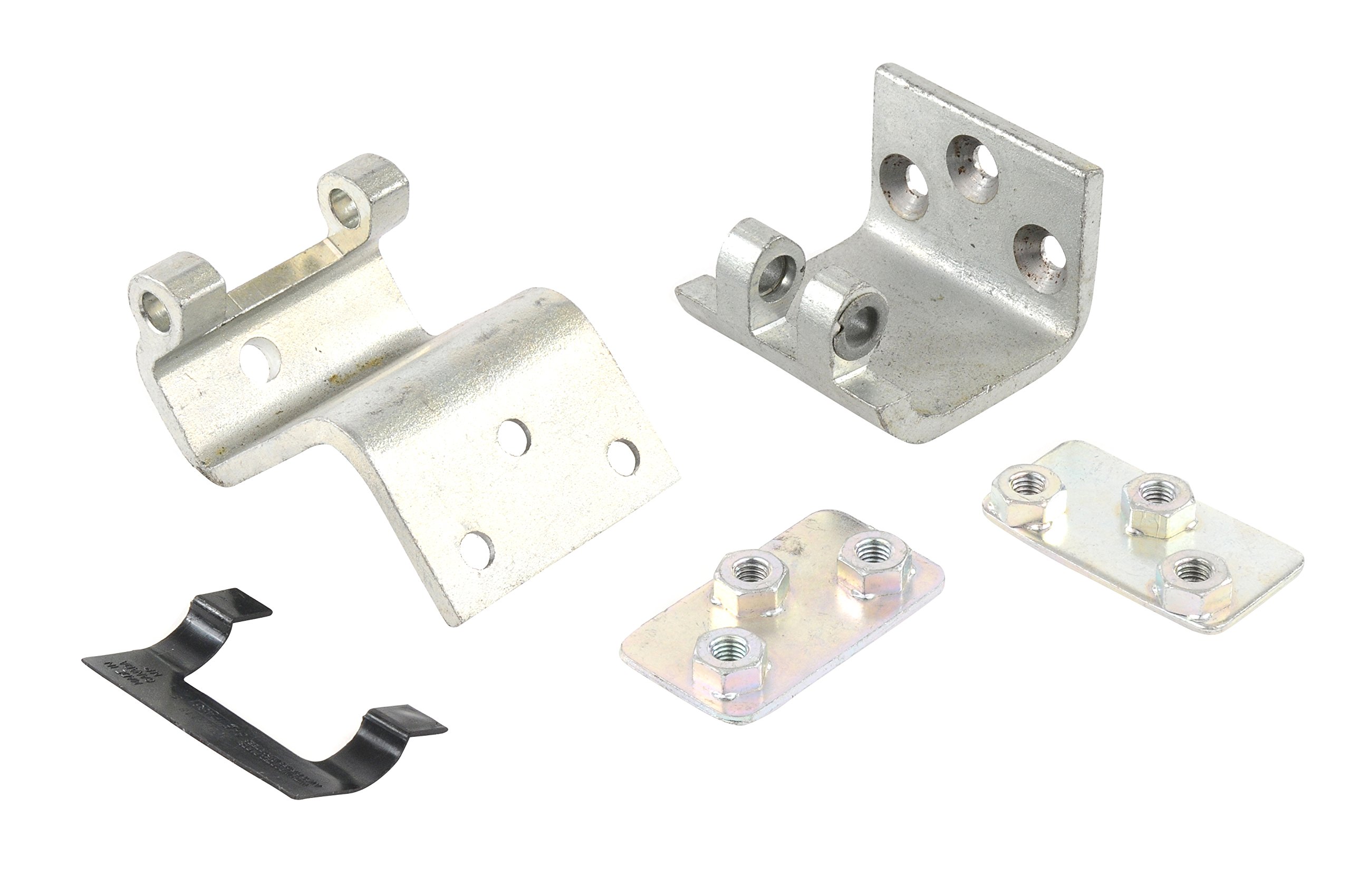 Genuine GM Parts 19257342 Rear Lower Door Hinge Kit - Complete Set with Hinges, Backing Plates, Pin, Stop & Bolts | Perfect for Chevy Silverado, GMC Sierra Truck Door Repair & Maintenance
