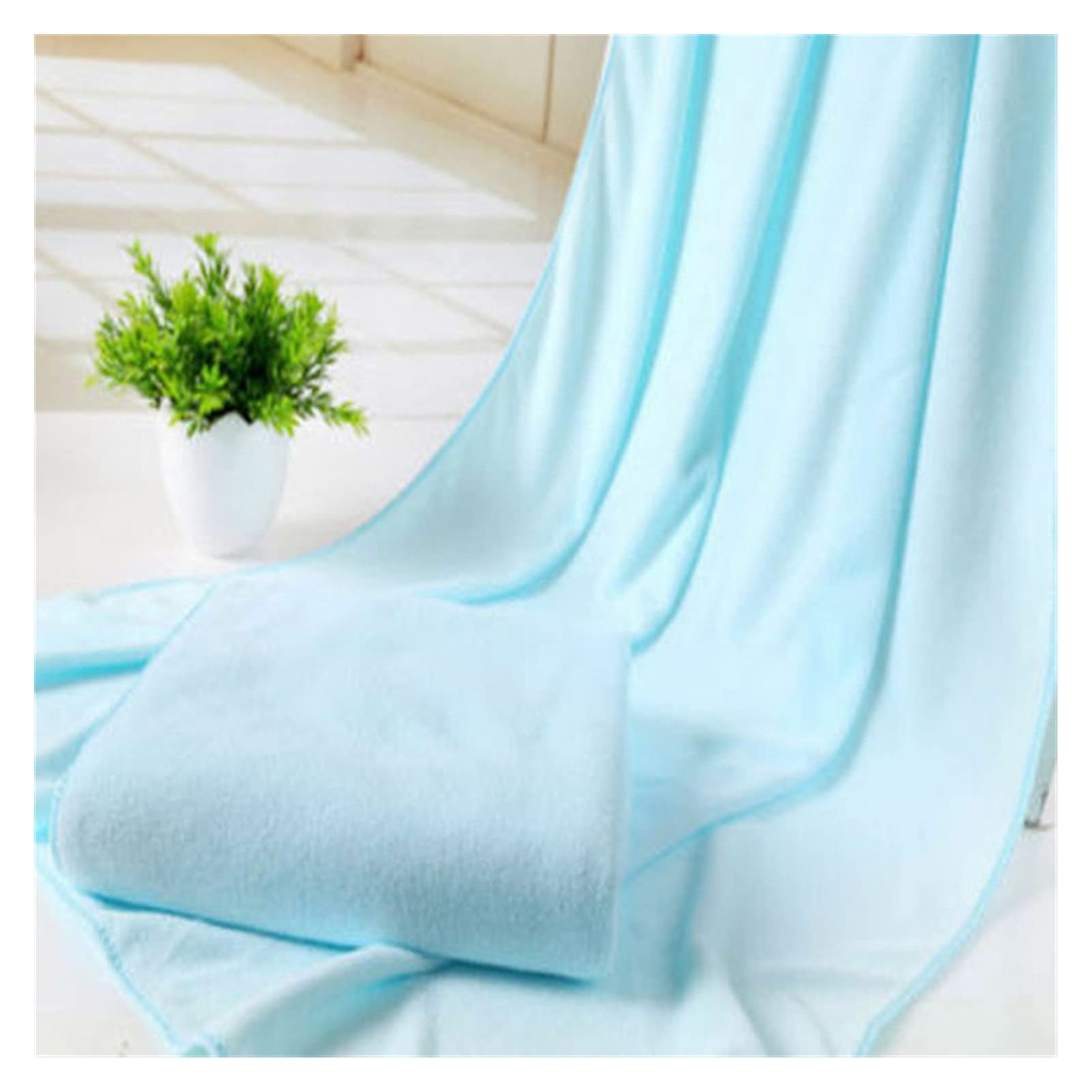 **Flyafish 10-Pack Microfiber Beach Towels 70x140cm - Super Absorbent, Quick-Dry, Soft Bath & Swim Towels for Pool, Gym, Travel - Blue**    *(Perfect for Beach, Swimming, Yoga, Camping, and Spa Use!)*