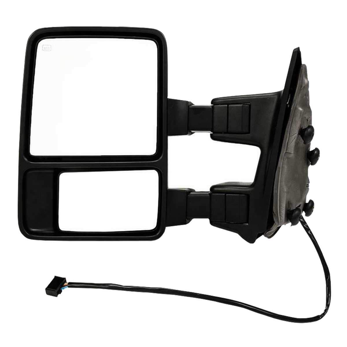 Heated Power Tow Signal Driver Side Mirror FO1320268 - Compatible with Various Truck Models - Perfect for Towing & Night Driving Safety
