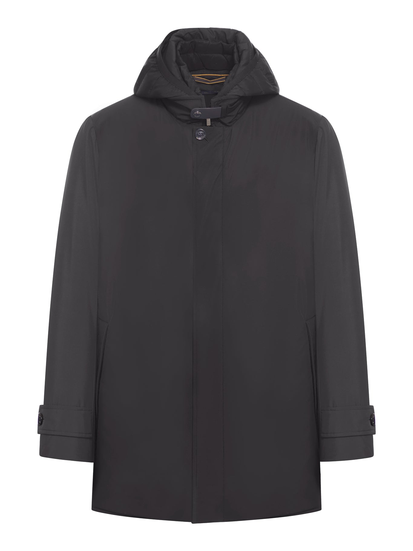 Double Layer Hooded Coat for Men & Women - Windproof Winter Jacket with Warm Fleece Lining - Perfect for Outdoor Activities, Hiking, and Cold Weather