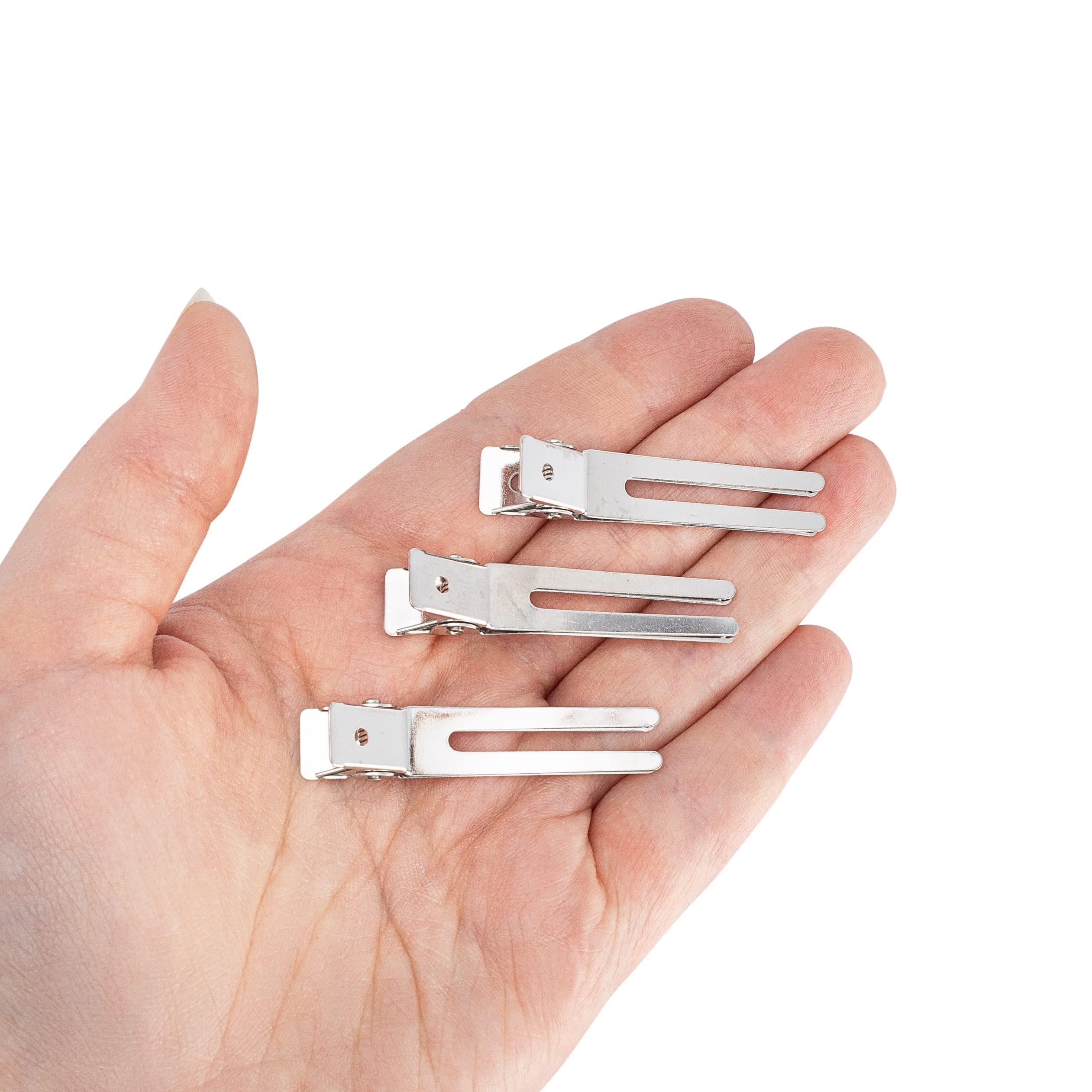 Double Prong Pin Curl Root Clips for Curly Hair - 1.75