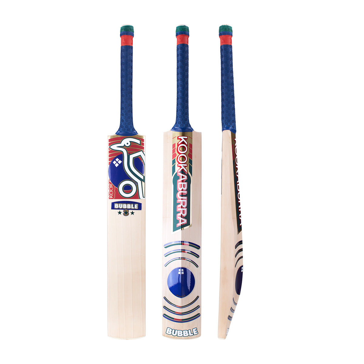 Kookaburra Bubble 3 Star Cricket Bat 2024 - Premium English Willow Cricket Bat for Professional & Club Players - Perfect for Matches, Training & Backyard Cricket Practice