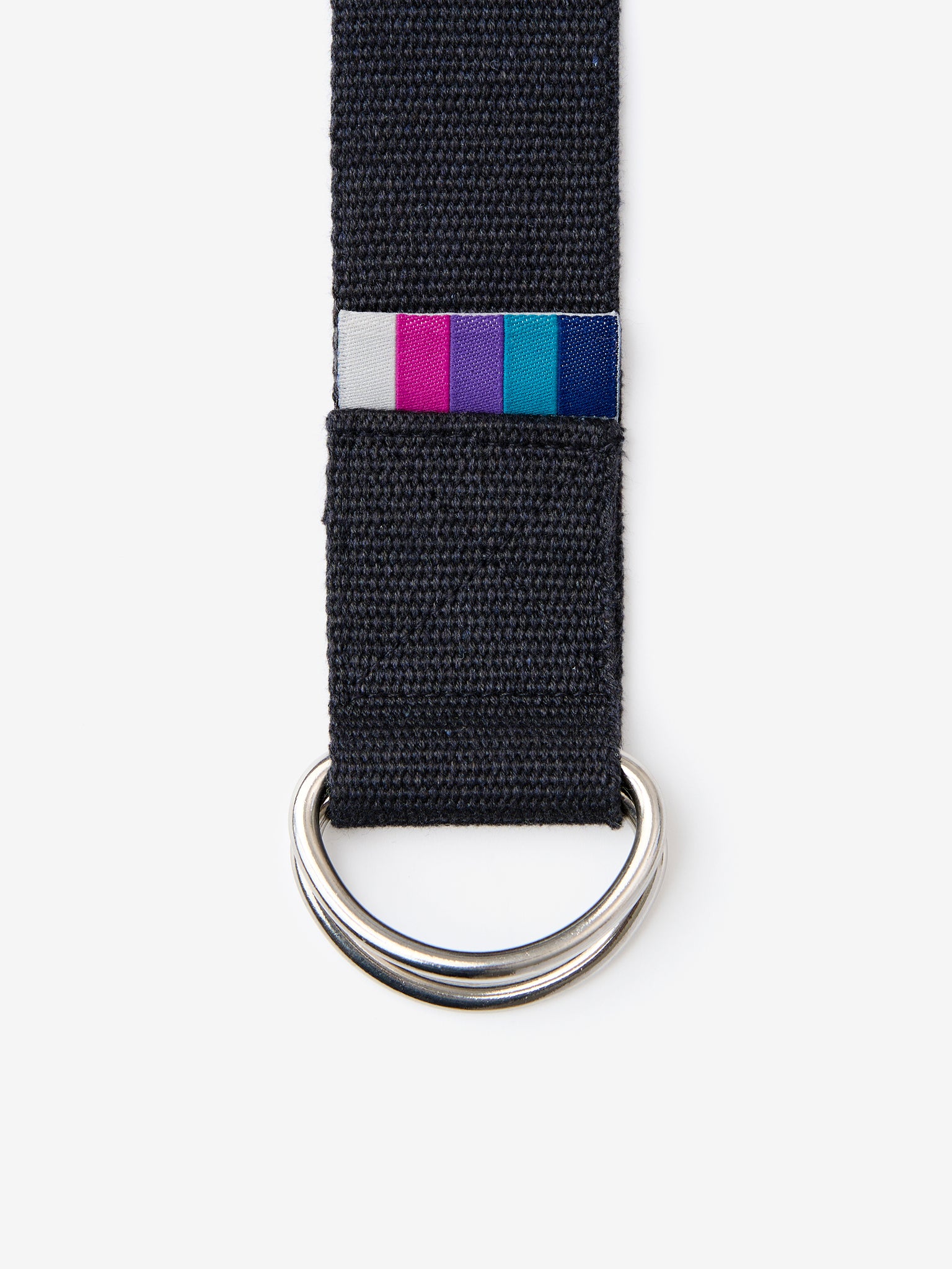 Organic Cotton D-Ring Yoga Belt for Stretching & Flexibility | Premium Yoga Accessory for Home & Studio Practice | Eco-Friendly & Comfortable