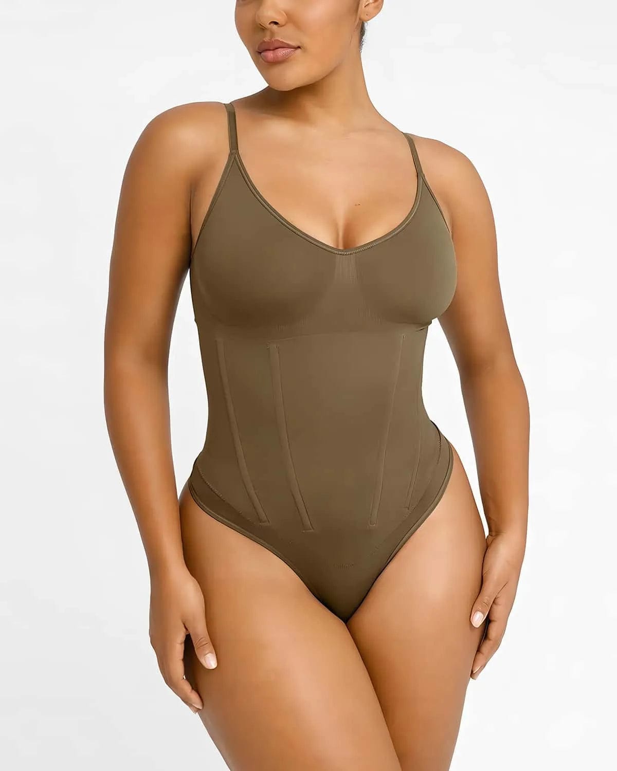 Waist Boning Corset Bodysuit for Women - Slimming Shapewear with Steel Bones - Perfect for Waist Training, Tummy Control & Special Occasions