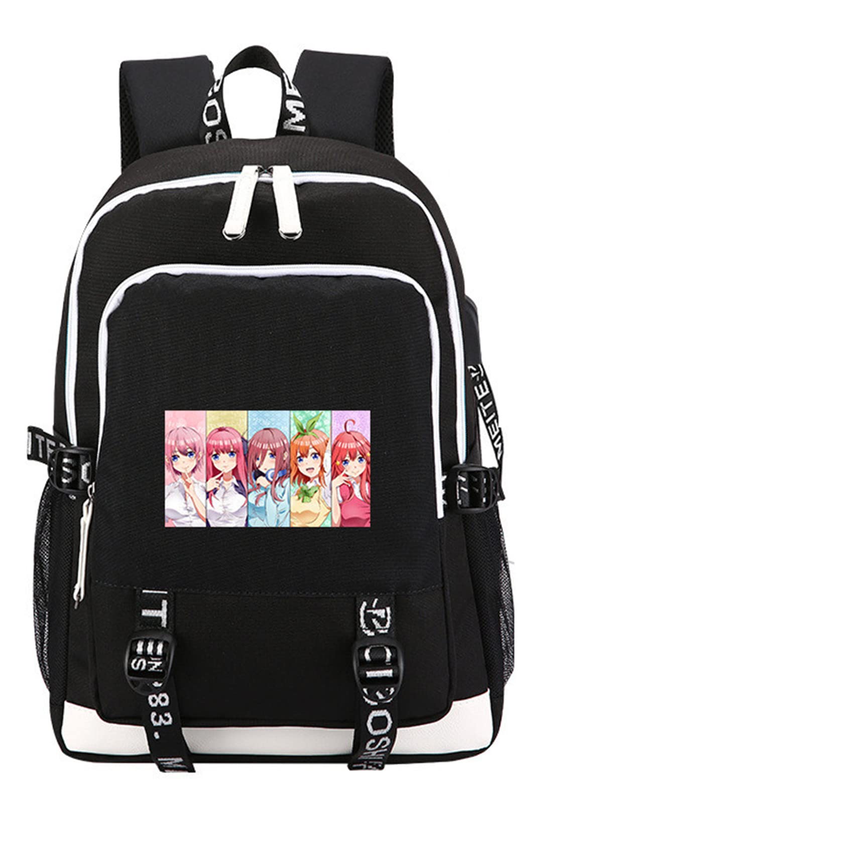 GO2COSY Anime The Quintessential Quintuplets Backpack - Cute Japanese Cartoon School Bag for Students, Daypack for College & High School - Perfect for Anime Fans, Cosplay & Daily Use