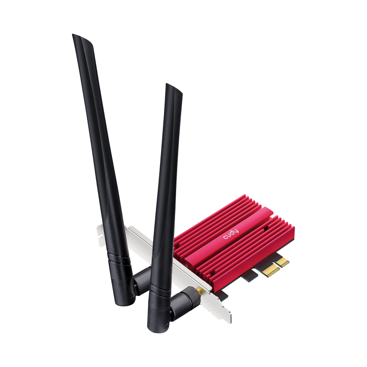 Cudy WE3000S AX5400 Tri-Band WiFi 6 PCIe Adapter with Bluetooth 5.3 for Gaming & 4K Streaming - High-Speed Wireless Network Card for PC Desktop & Laptop