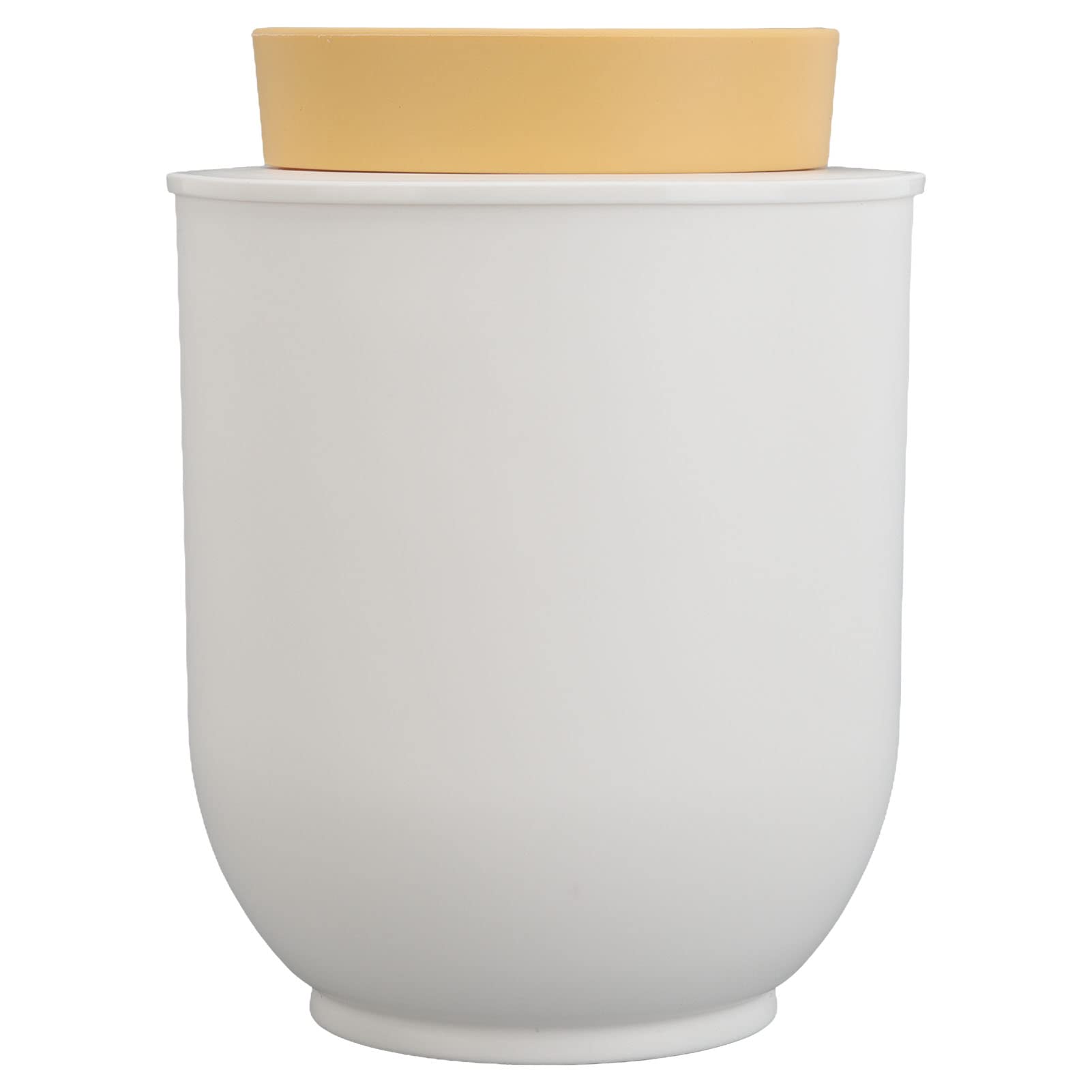 Premium Large Ice Ball Maker with Round Ice Cube Pattern - Multi-Layer Design for Longer Cooling - Perfect for Cocktails, Whiskey & Iced Coffee (Yellow) - Home Bar & Party Essential