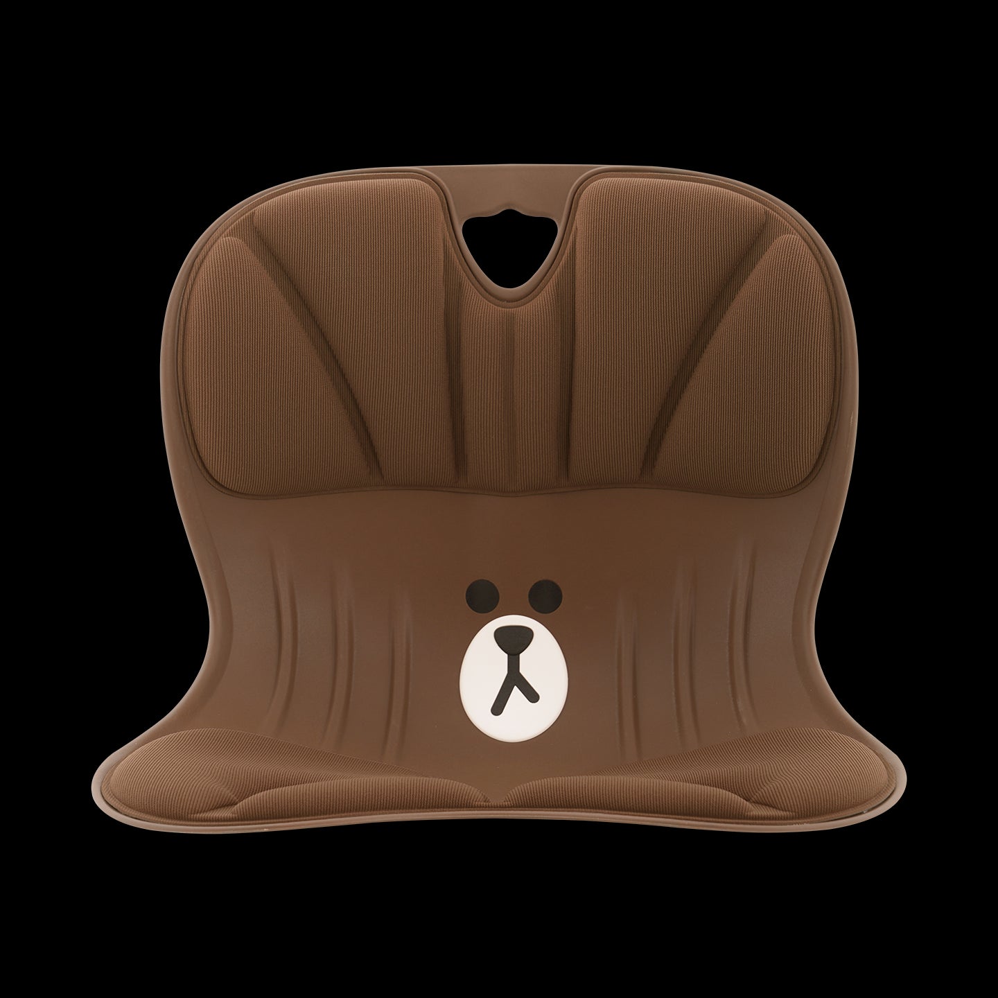 Curble Line Friends Meets Curble Wider Posture Corrector Seat Cushion - Ergonomic Support for Office Chair, Gaming, and Home Use
