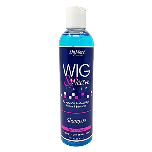 DeMert Brands Wig & Weave System Shampoo - Gentle Cleansing for Synthetic & Human Hair Wigs - Perfect for Daily Care & Styling
