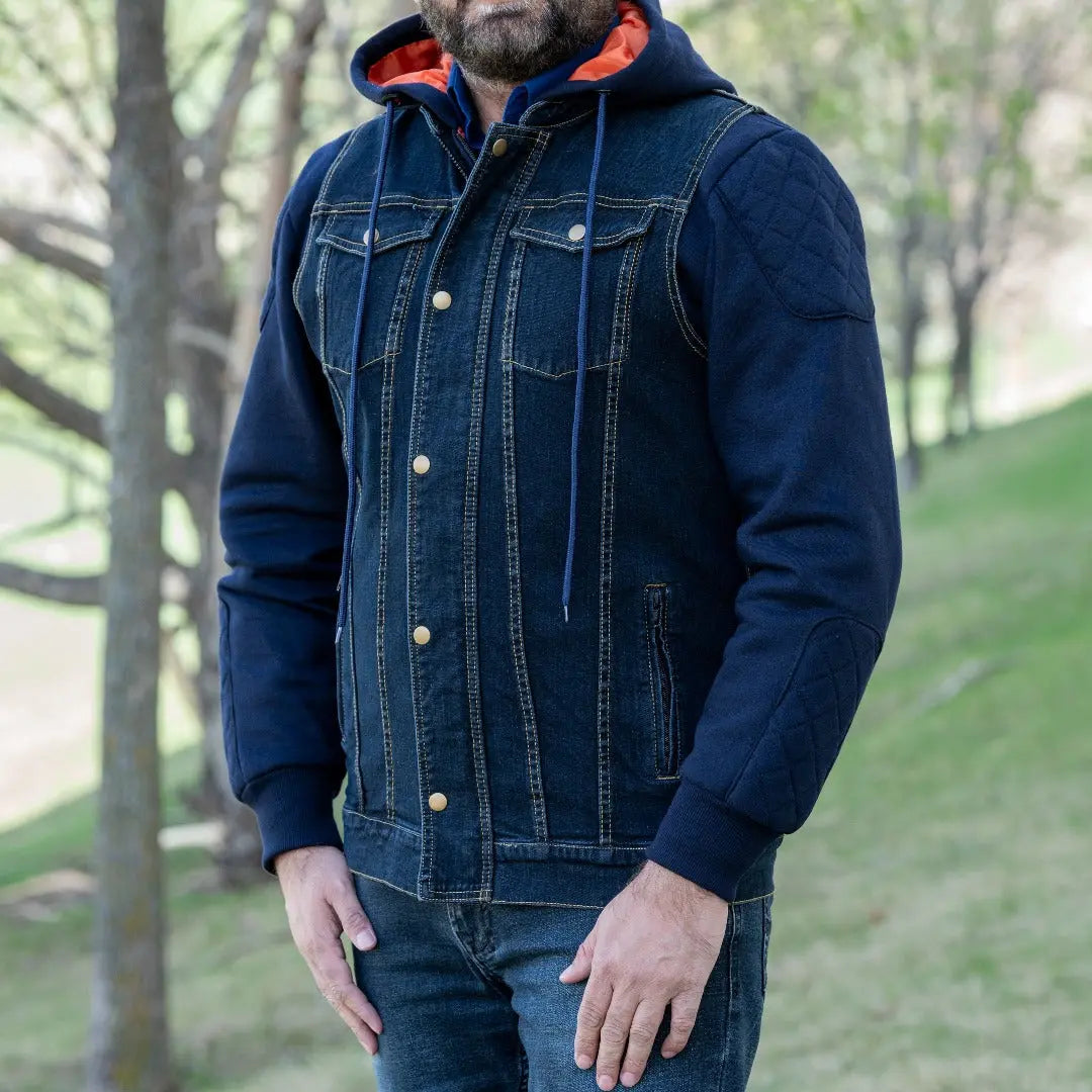 Stylish Denim Hooded Vest for Women & Men - Trendy Layering Piece for Casual Outfits, Streetwear, and Outdoor Adventures
