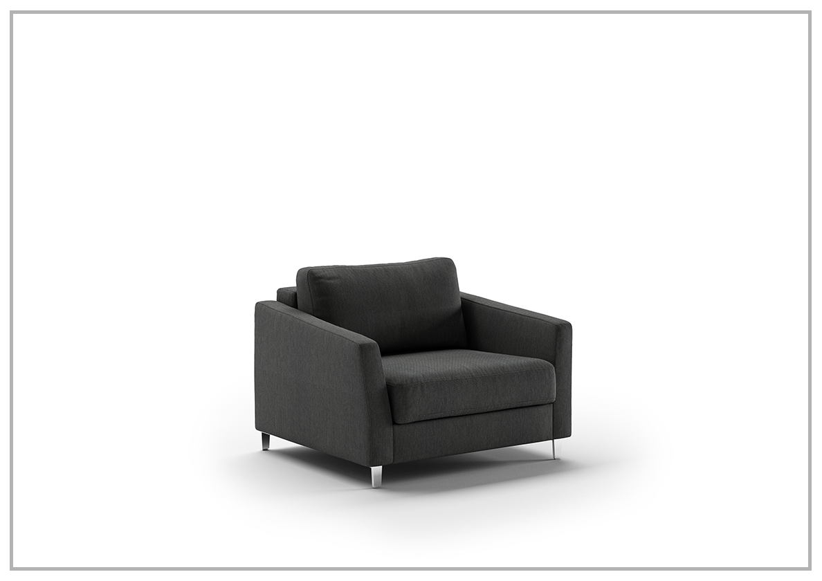 Custom Luonto Monika Fabric Sleeper Sofa - Handmade to Order | Convertible Couch Bed for Small Spaces & Guest Rooms | Perfect for Apartments, Dorms & Home Offices