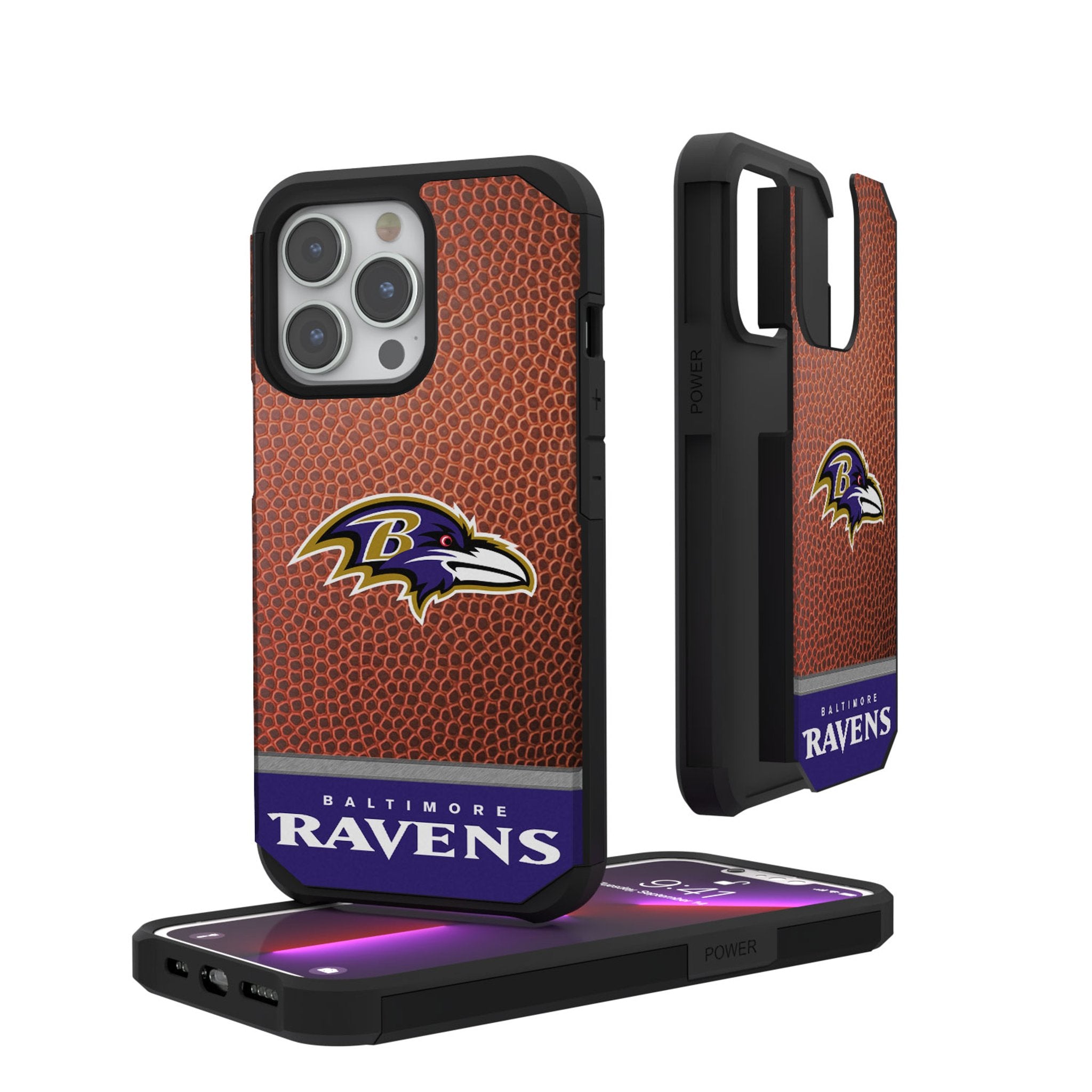 Baltimore Ravens Football Wordmark Rugged Phone Case - Durable Protective Cover for iPhone & Samsung - Perfect for Game Day & Outdoor Adventures