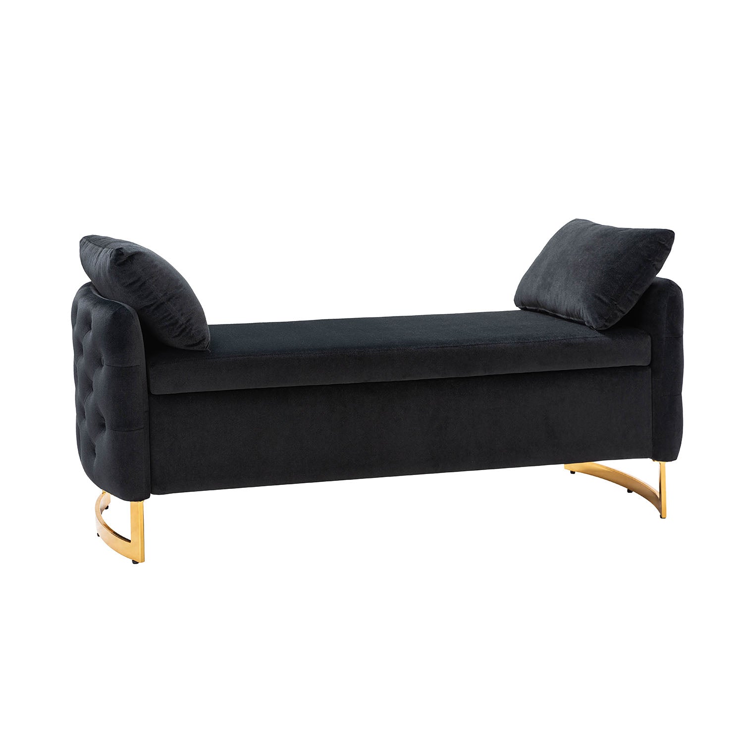 Angelo Upholstered Flip Top Storage Bench - Stylish Ottoman with Hidden Storage for Living Room, Bedroom & Entryway - Perfect for Home Organization & Extra Seating