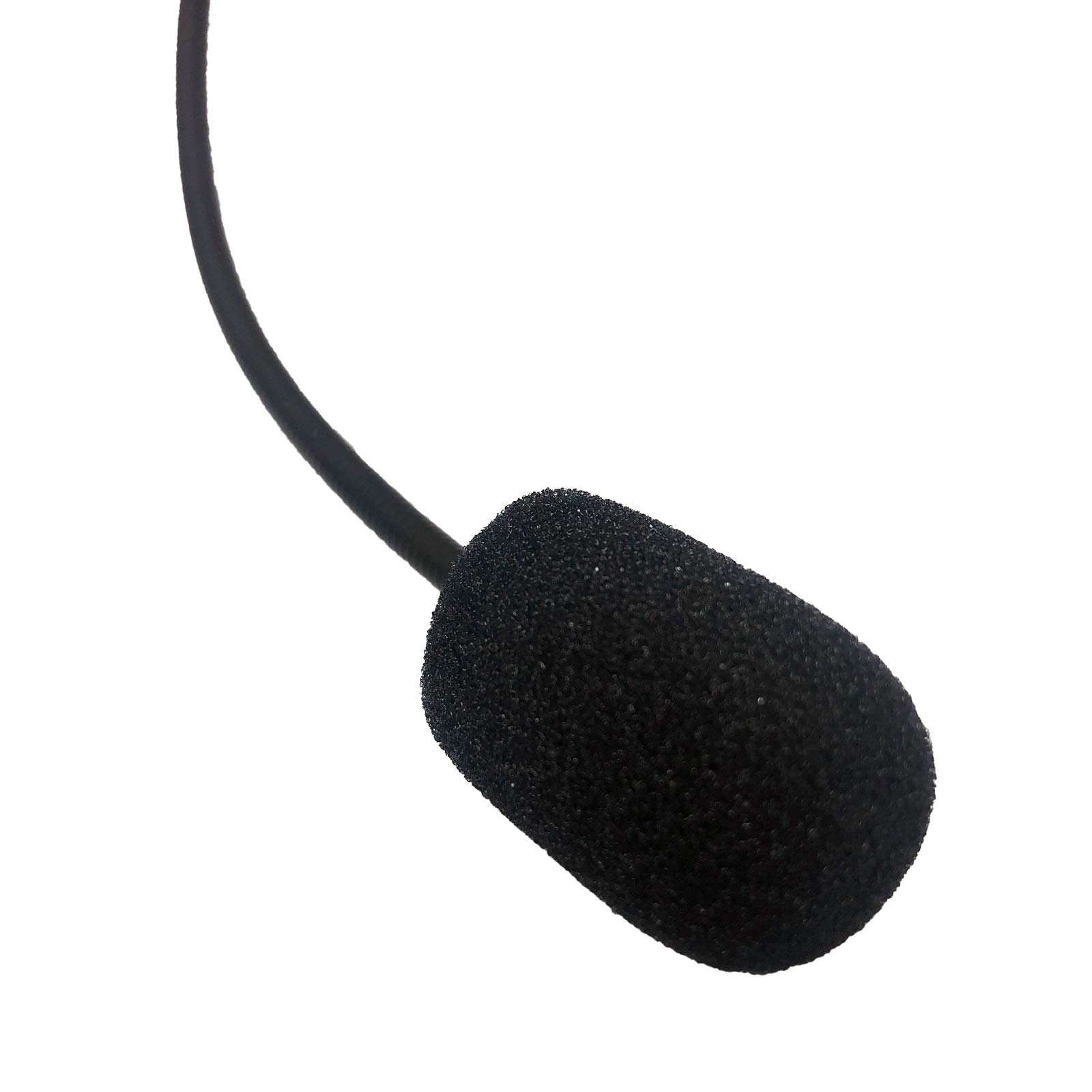 Kenwood 2-Pin Lightweight Behind-The-Head Headset with Boom Mic & PTT Button - Compatible with TH-K20A TK-3160 TK-3180 TK-3402U TK-353 NX-320 - Ideal for Security, Construction & Outdoor Communication