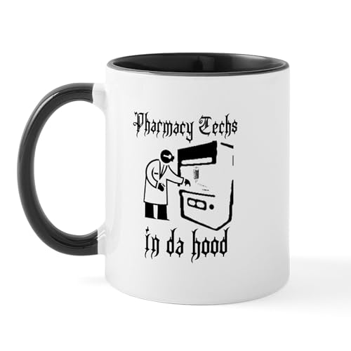 White/Black Inside - Pharmacy Tech's In Da Hood Mug