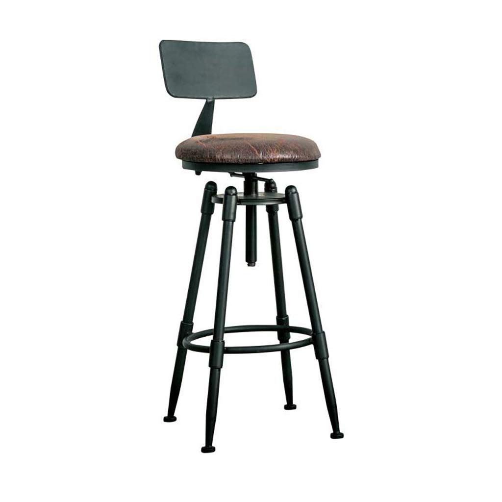 Adjustable Height 360° Swivel Bar Stools - Modern Counter Stools for Kitchen Island, Dining & Home Bar - 13.8 Inch Seat Height - Perfect for Entertaining & Small Spaces