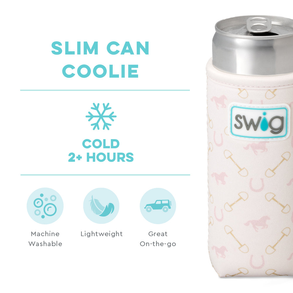 Bits and Pieces Slim Can Coolie - Insulated Soda & Beer Can Cooler for Summer Picnics, BBQs, and Outdoor Parties