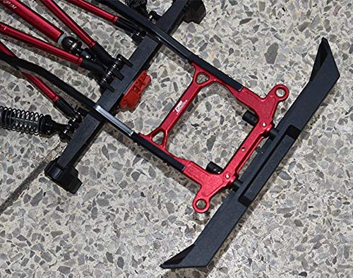 1/10 SCX10 III JT Gladiator Aluminum Rear Bumper Mount Upgrade Kit (AXI03006) - Blue - Heavy Duty Off-Road Crawler Accessory for RC Rock Crawling & Trail Adventures