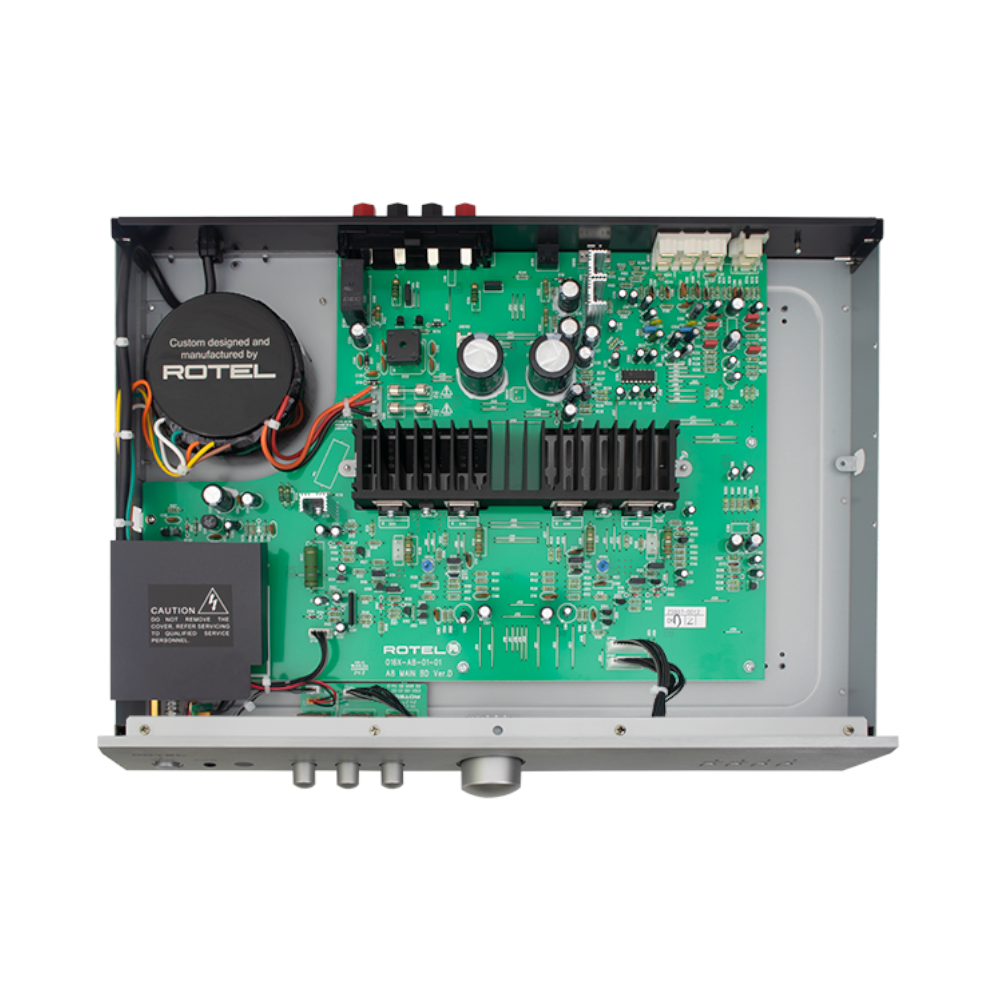 Rotel A8 Integrated Stereo Amplifier - High Power Home Audio Receiver for Music & Theater Systems | Perfect for Vinyl, CD Players & Streaming Devices