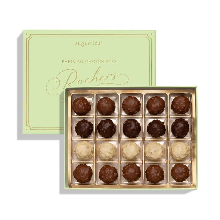 Premium Sugarfina Parisian Chocolate Rochers - Gourmet Chocolate Truffles for Gifting, Parties & Romantic Occasions - Perfect for Valentine's Day, Anniversaries & Luxury Dessert Tables