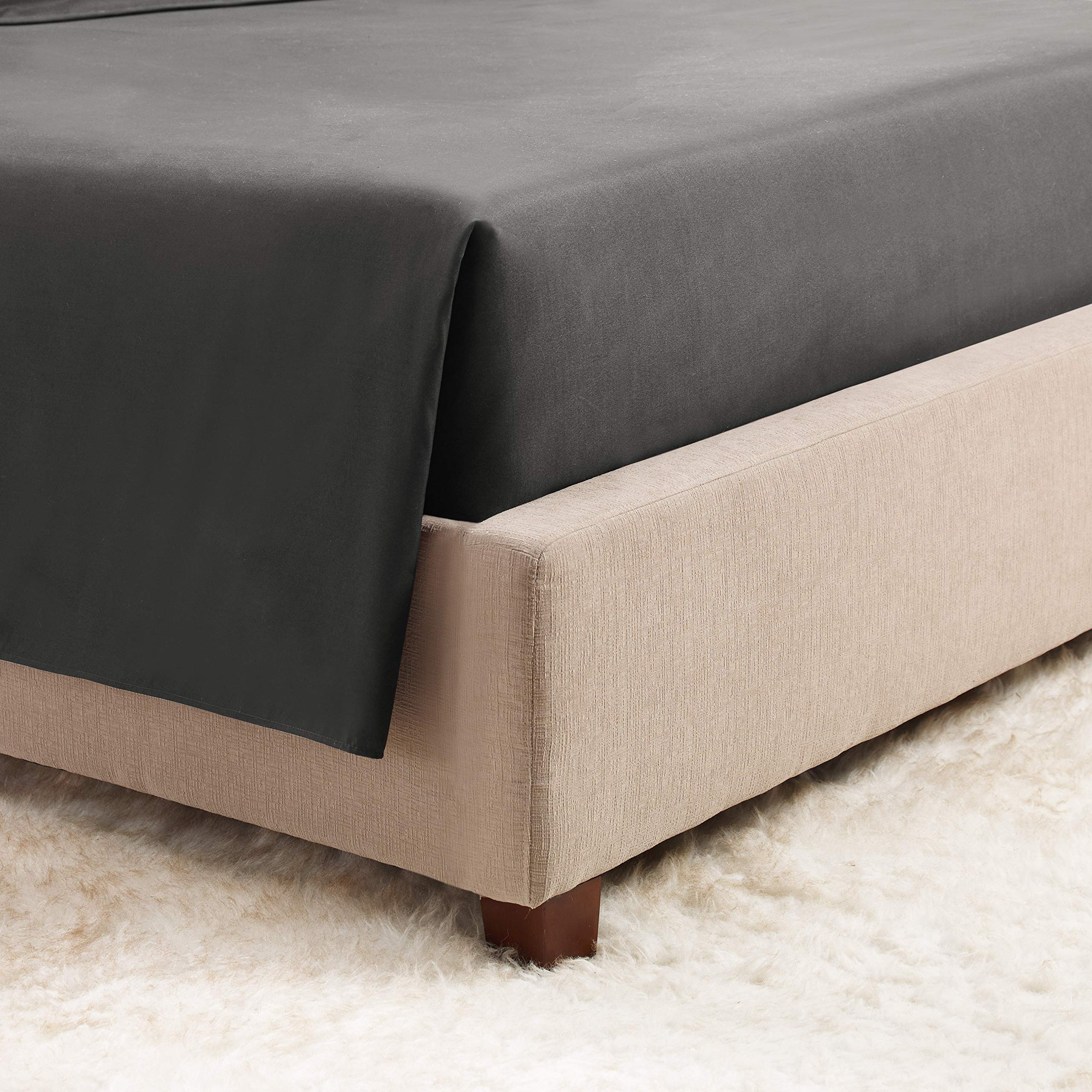Premium 100% Long Staple Cotton 600 Thread Count Fitted Sheet - Twin XL Size, Extra Soft & Durable, Deep Pocket Fits Mattress Up To 15