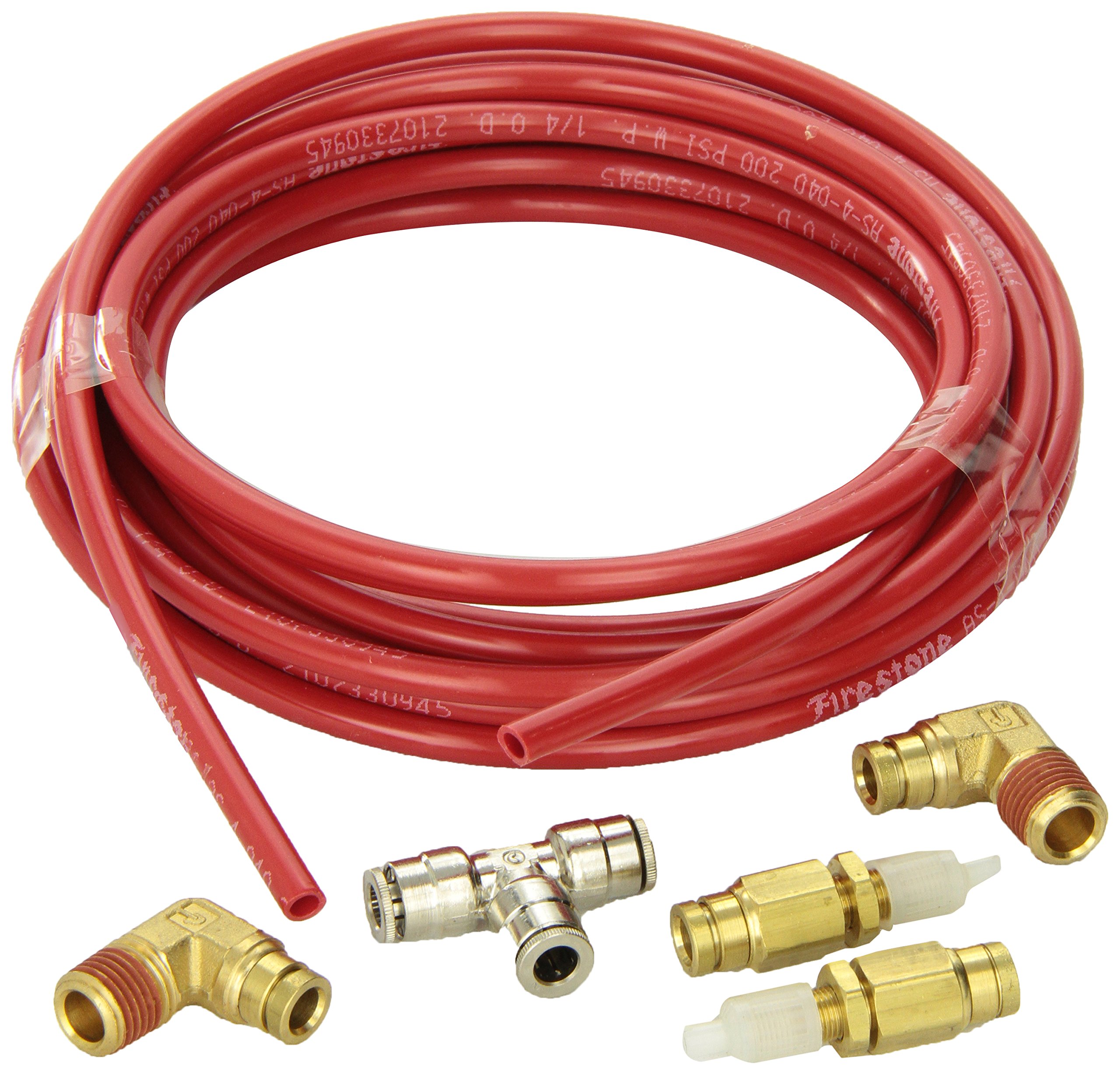 Firestone 2012 Air Line Service Kit - Heavy Duty Air Brake System Repair Kit for Trucks & Trailers (Red) - Perfect for Commercial Vehicle Maintenance & Emergency Roadside Repairs
