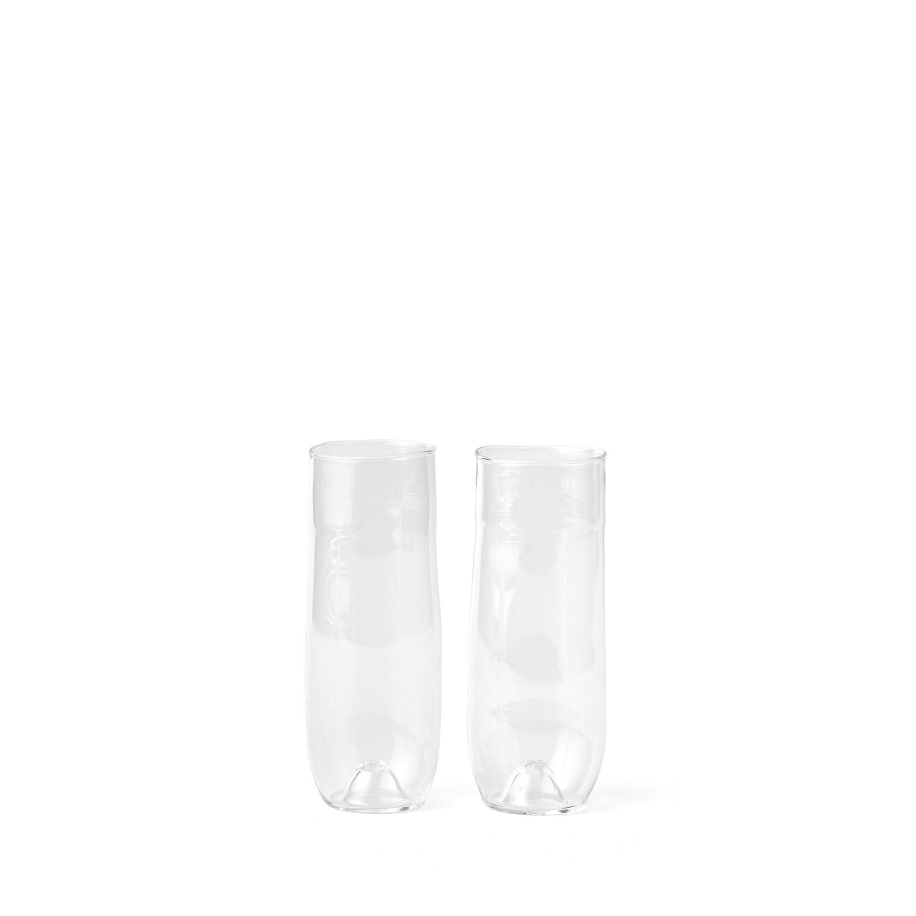 Premium 12 oz Champagne Glasses Set of 2 - Elegant Crystal Flutes for Wedding, Anniversary & Romantic Celebrations - Dishwasher Safe Stemware for Sparkling Wine & Cocktails