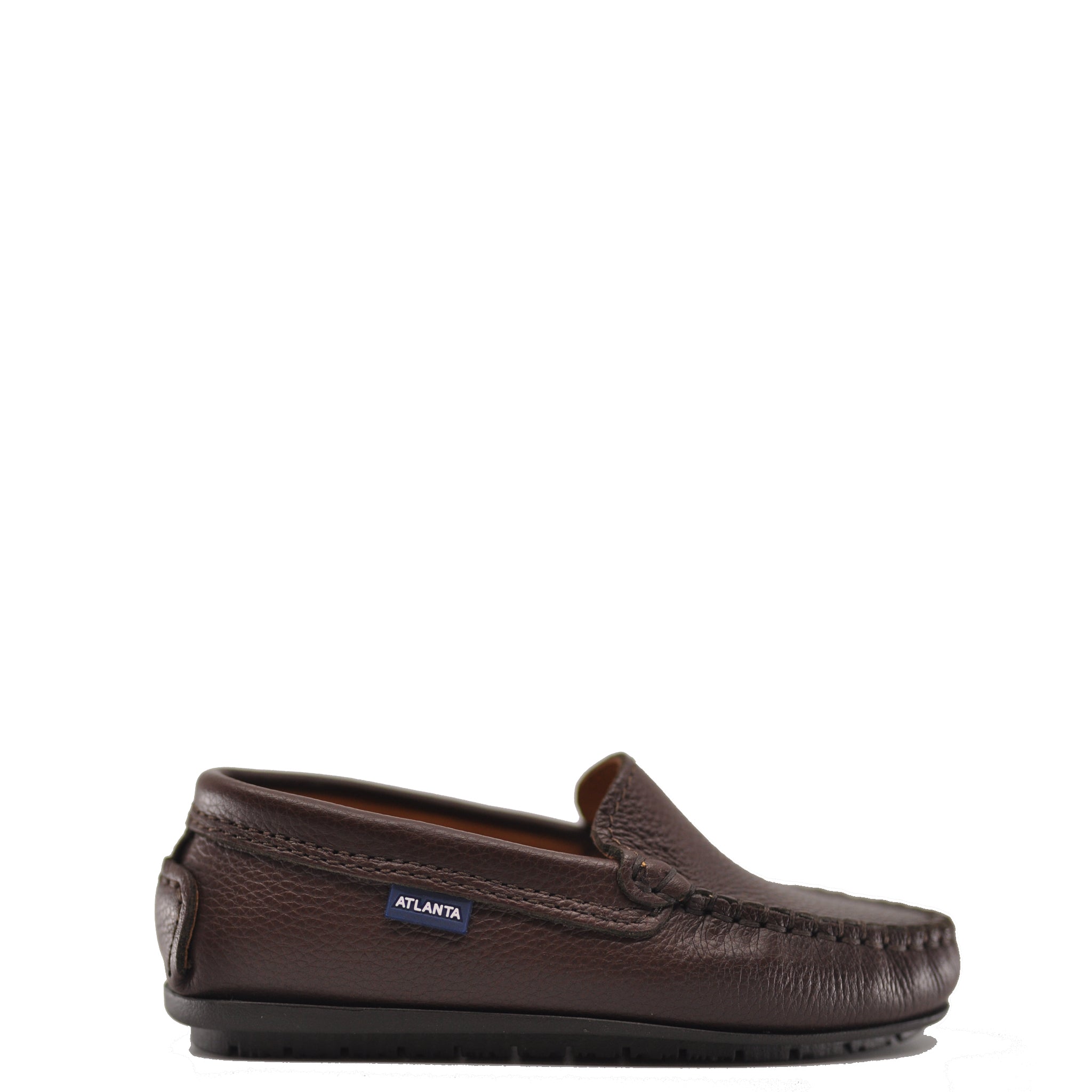 Atlanta Moccasin Loafers for Men - Genuine Leather Slip-On Shoes with Pebbled Texture - Perfect for Business Casual, Office & Travel