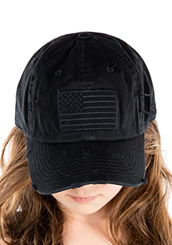 American Flag - Black (2-5)