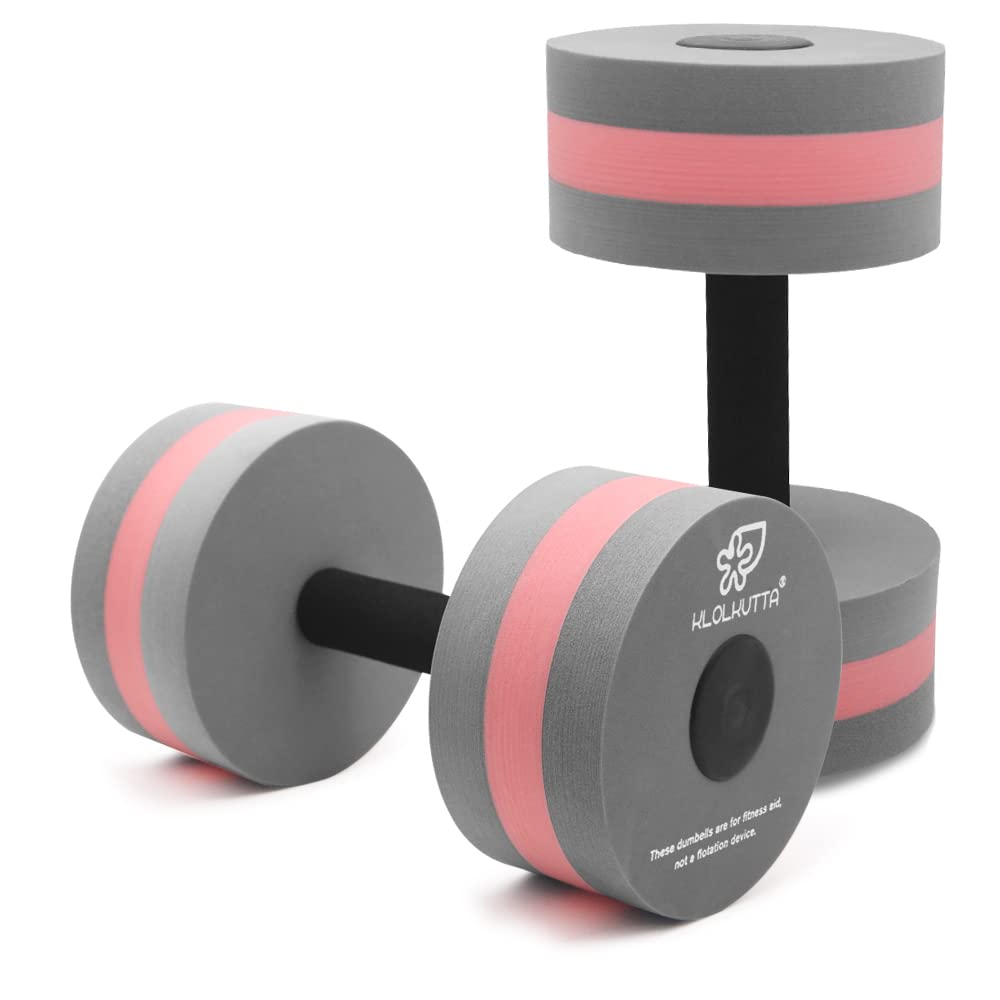 2PCS Water Aerobic Dumbbells - Foam Pool Resistance Exercise Equipment for Aqua Fitness, Swimming & Weight Loss | Perfect for Water Aerobics, Pool Workouts & Home Training