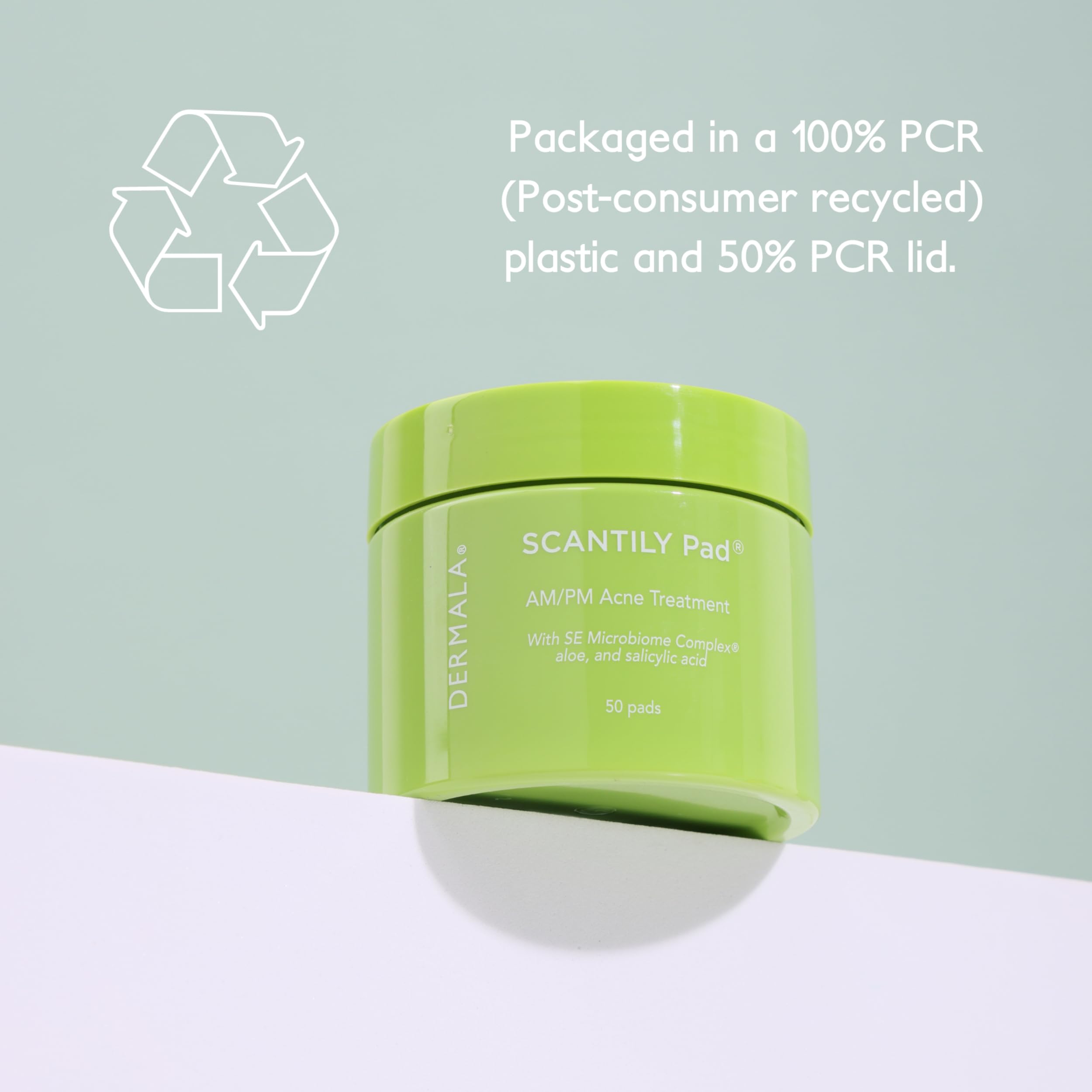 SCANTILY Pad AM/PM Acne Treatment for Face & Body - Oil Control & Blemish Relief - Day & Night Skincare Solution for Clear Skin