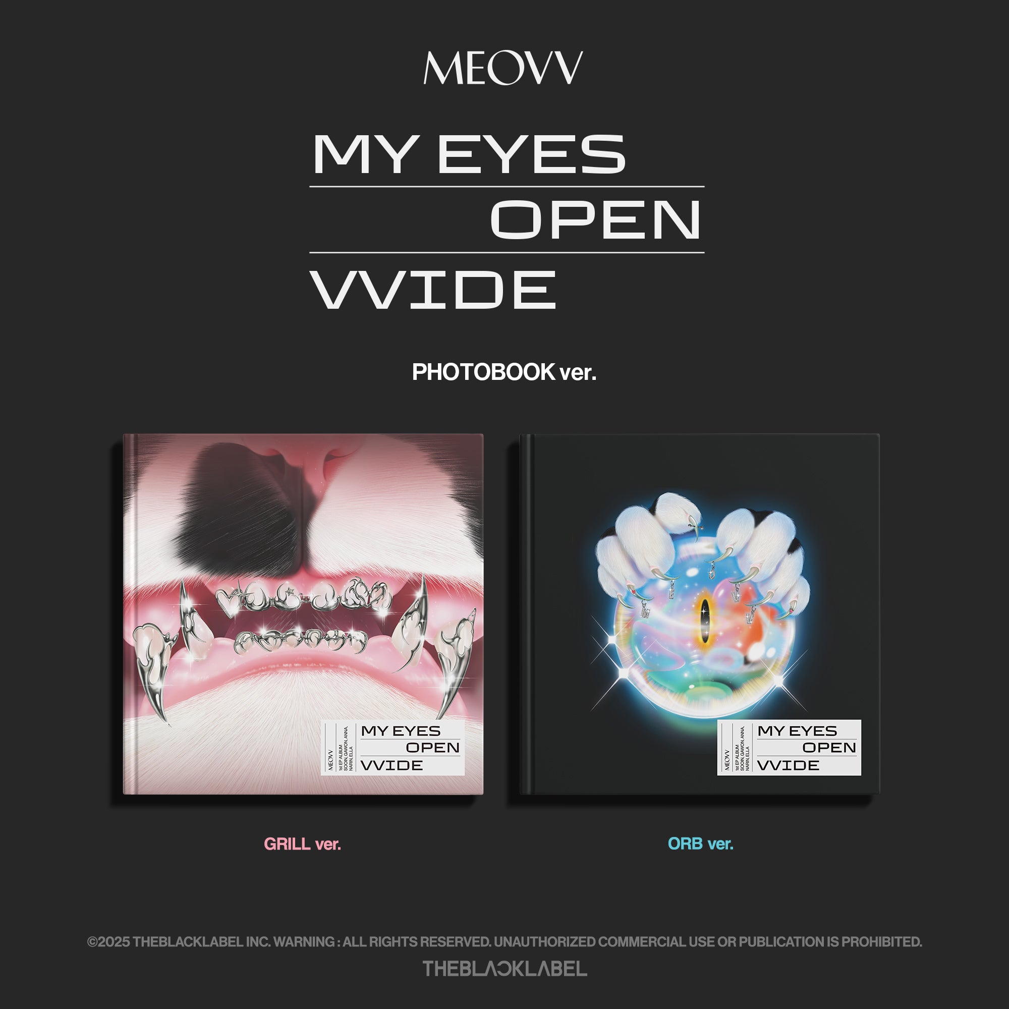 MEOVV 1st EP Album 'My Eyes Open VVIDE' - Kpop Music CD for Fans, Collectors & Gift Giving | Perfect for Dance Practice, Road Trips & Kpop Collections