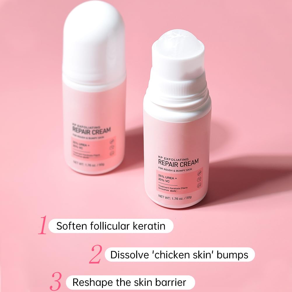 Strawberry Legs Treatment Cream for Women – 1.75 Fl Oz Bumpy Skin Body Lotion, KP Bump Eraser & Exfoliating Scrub for Keratosis Pilaris – Hydrating & Smoothing Body Care Cream for Dry, Rough Skin – Perfect for Daily Use & Post-Shaving Routine
