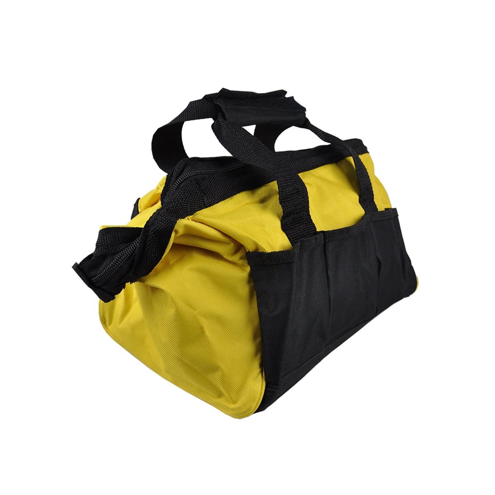 JUSTYUSHU Heavy Duty Waterproof Canvas Tool Bag - Large Capacity Durable Carpenter Tool Kit with Handle for Maintenance Technicians | Ideal for Construction, Home Repair & DIY Projects