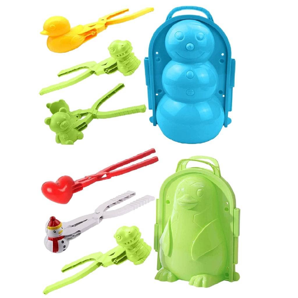 8Pcs Snowball Maker Clip Set - Fun Outdoor Winter Toy for Kids, Perfect for Snowball Fights & Snow Play - Great for Backyard Games, Family Activities & Snow Day Fun