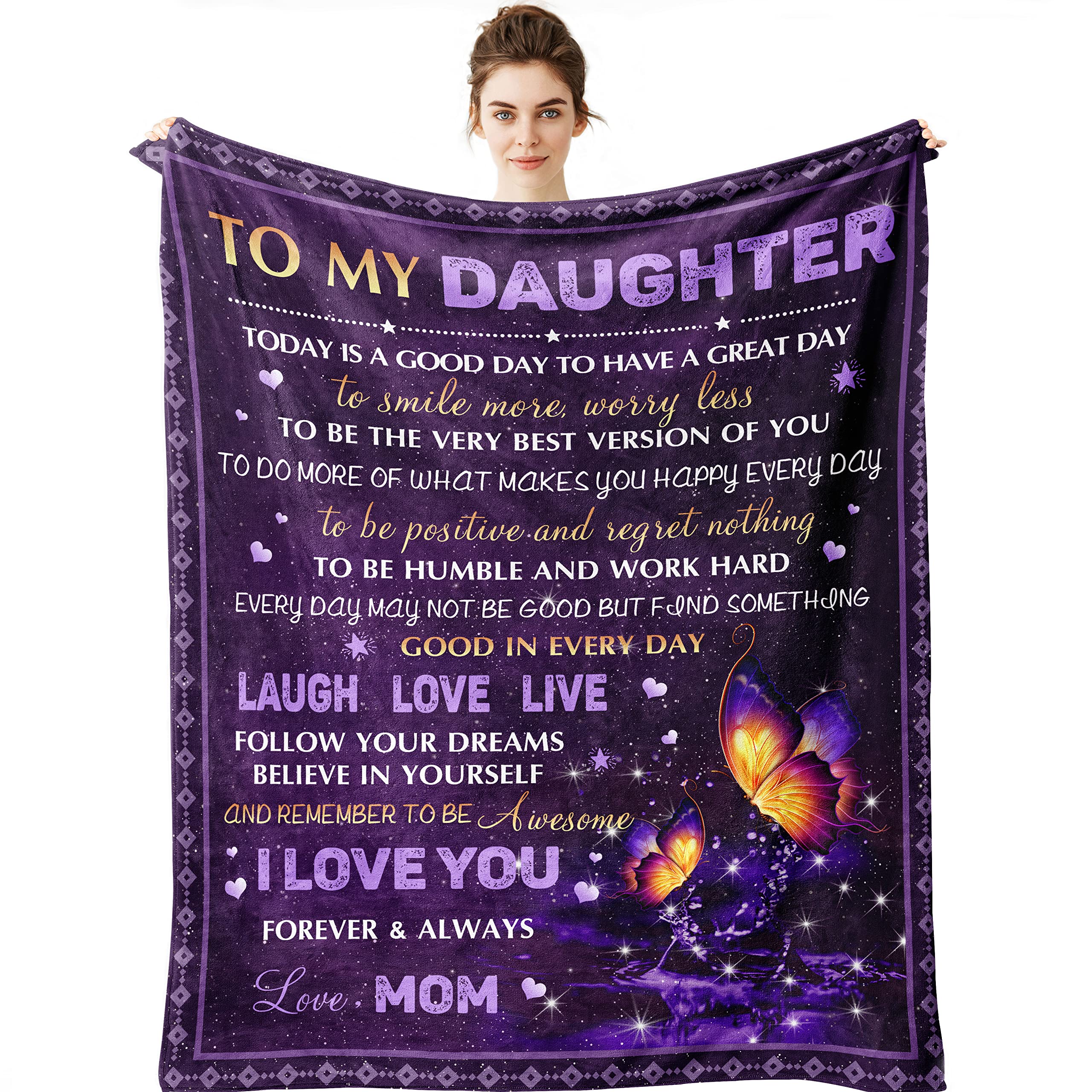 Yamco Mom to Daughter Gift Blanket - 60