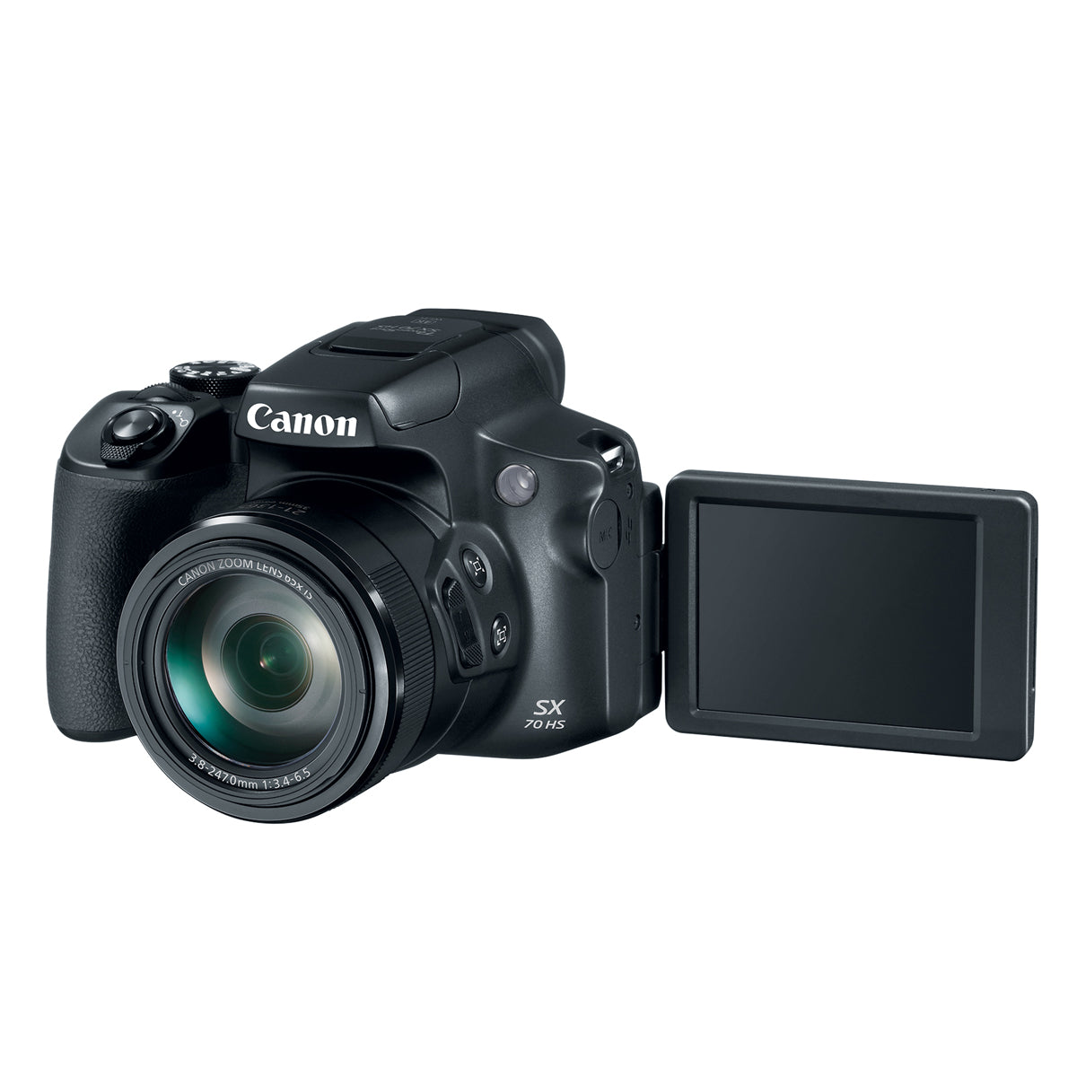 Canon PowerShot SX70 HS Digital Camera with 65x Optical Zoom, 4K Video & Wi-Fi - Perfect for Travel, Wildlife Photography & Vlogging