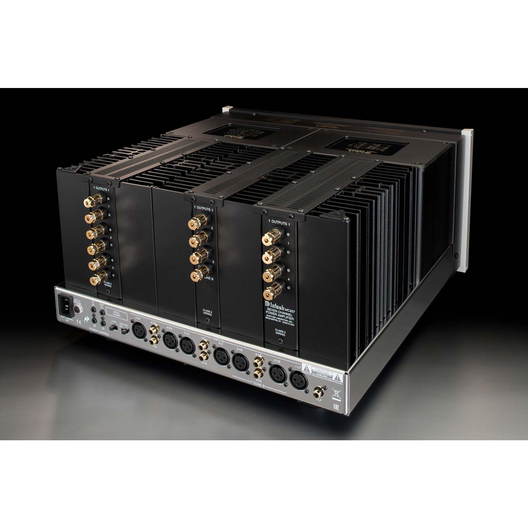 McIntosh MC257 7-Channel Solid State Power Amplifier - High-Performance Home Theater & Audio System for Immersive Movie & Music Experience