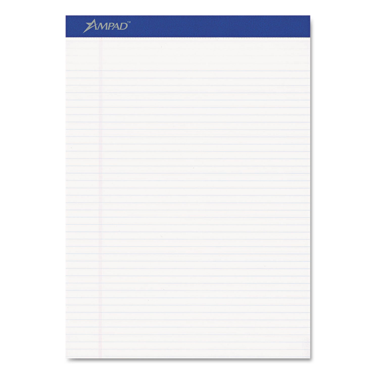 Ampad® Narrow Rule Perforated Writing Pads - 50 Sheets, 8.5