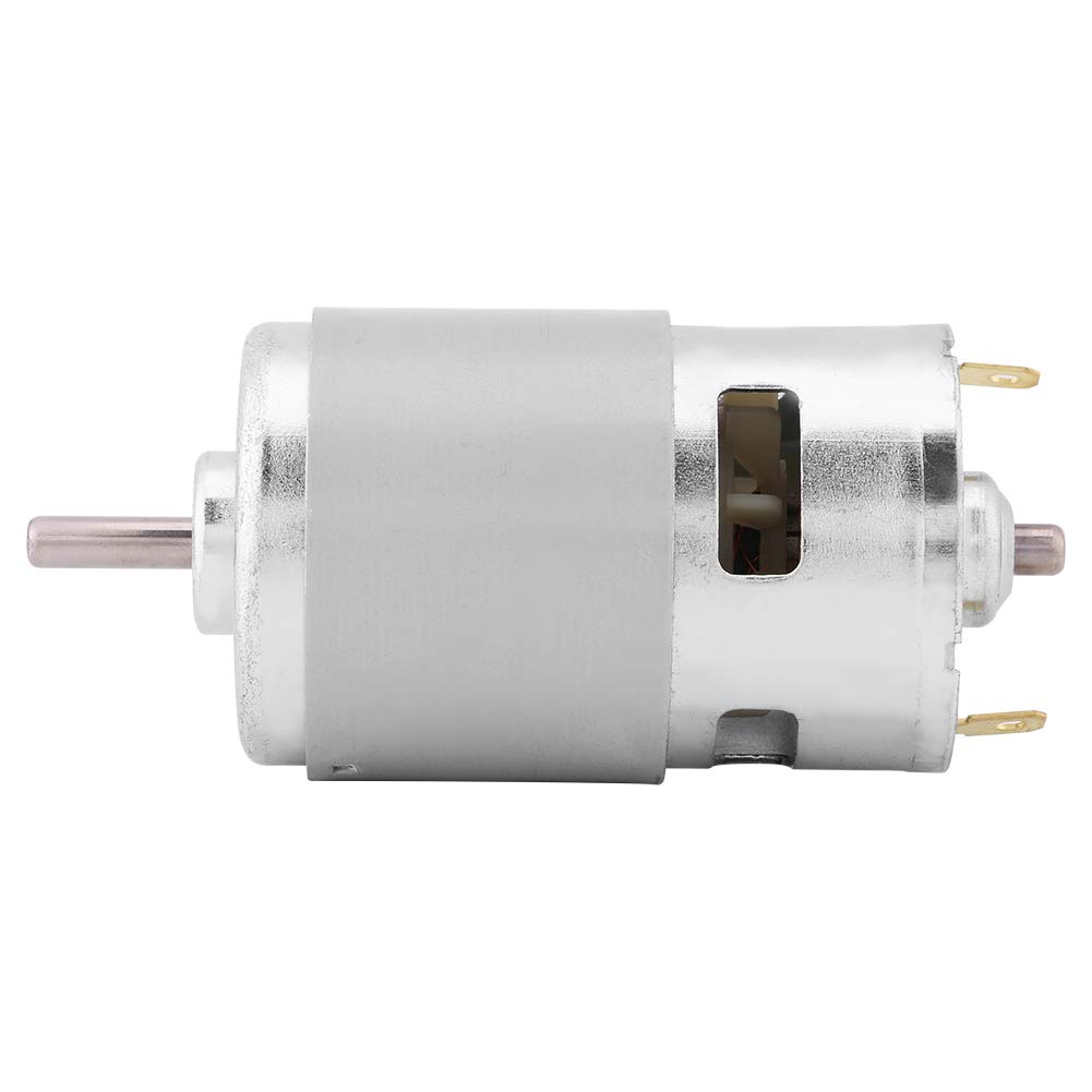 12V 0.32A 60W 3500RPM High Power Metal DC Brush Motor for Electric Tools, Fans & Cleaners - Perfect for DIY Projects, Home Appliances and Industrial Equipment