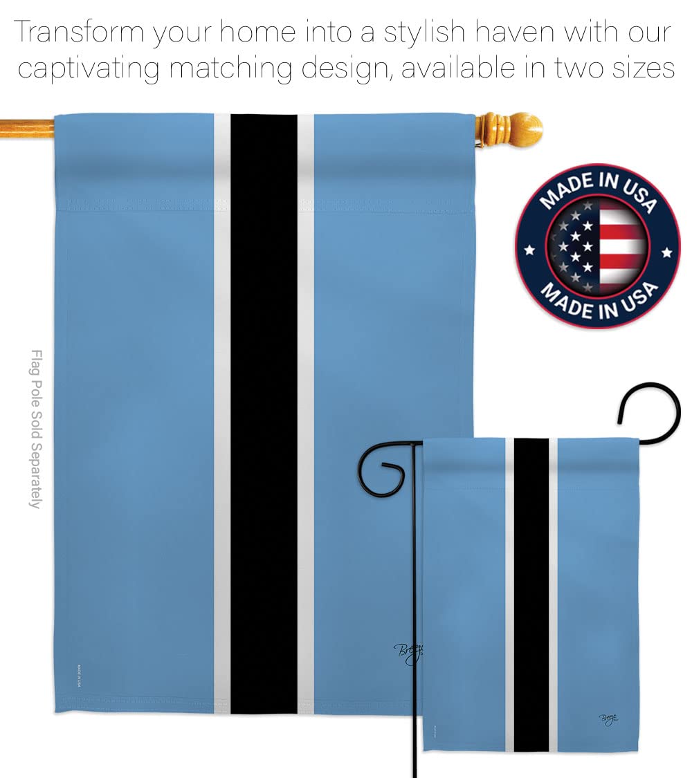 Botswana National Flag Set 28