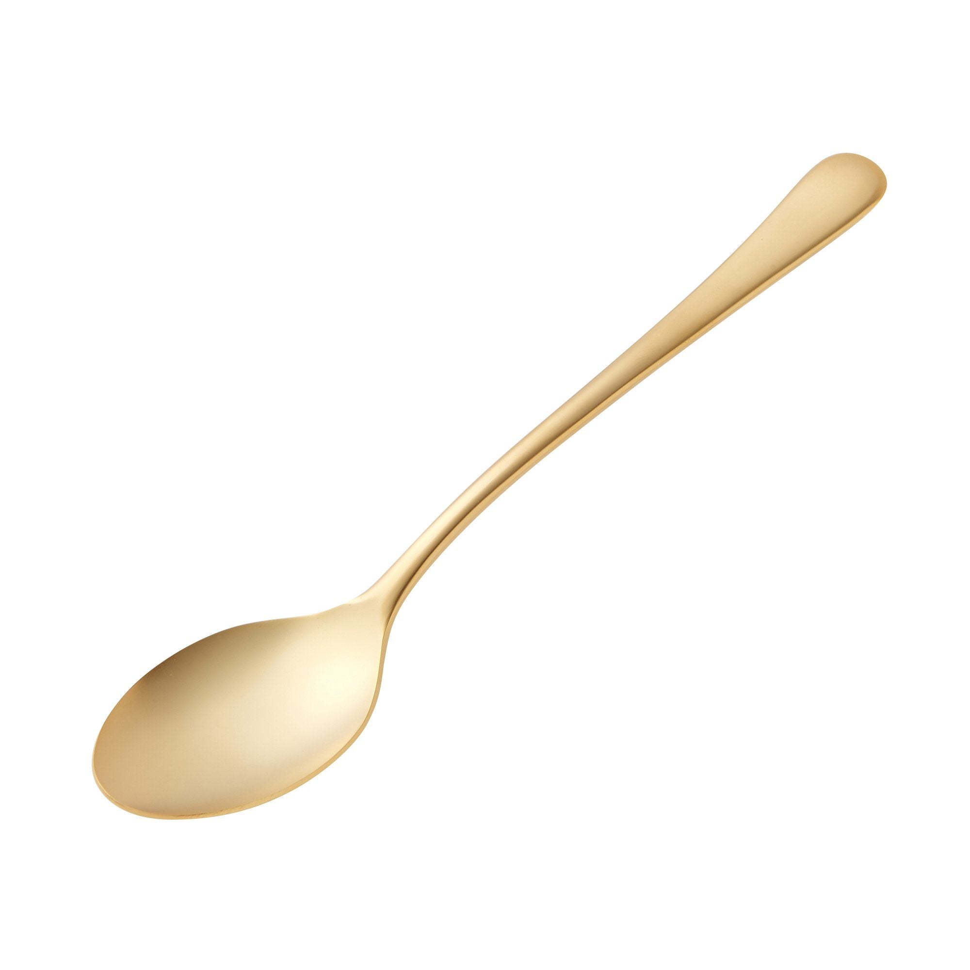 Premium Elegant Gold-Plated Dinner Spoons - 12-Piece Set for Fine Dining, Wedding Cutlery & Formal Table Settings
