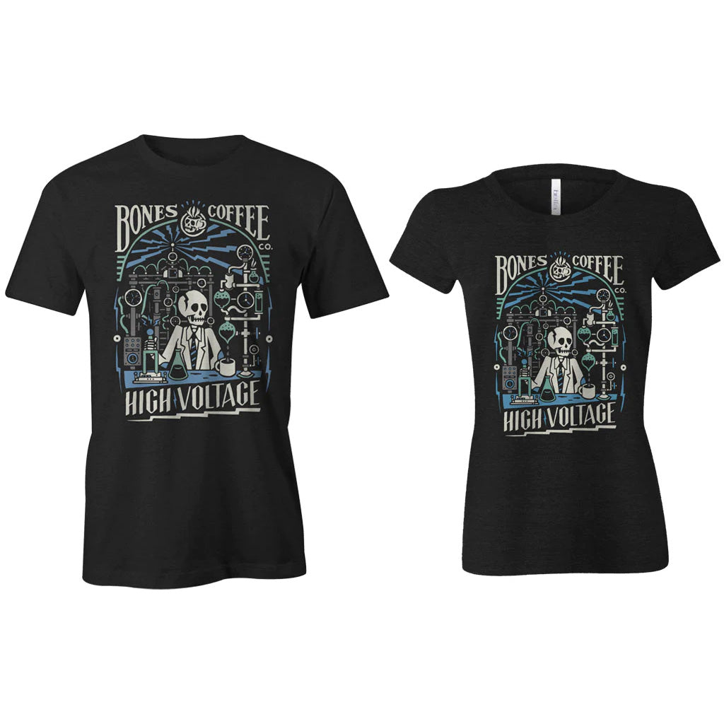 High Voltage Graphic T-Shirt for Men - Cool & Edgy Streetwear Tee - Perfect for Concerts, Parties & Casual Outfits