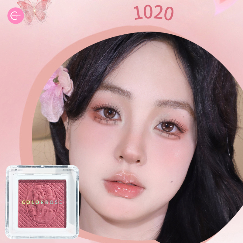 COLORROSE Jeweled Monroe Embossed Blush - Shimmering Highlighter & Face Powder for Contouring & Glowing Makeup | Perfect for Parties, Weddings & Night Out Looks