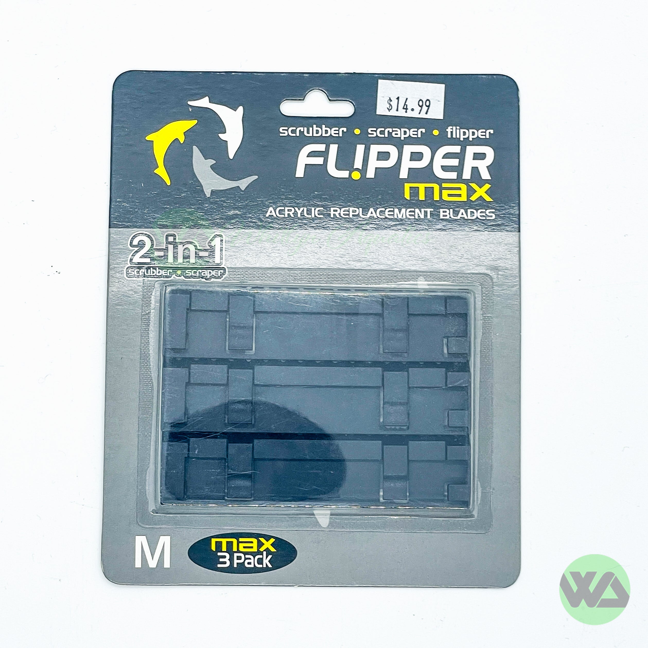 Premium Flipper Replacement Blades for Glass & Acrylic Fish Tanks - Durable Scraper Blades for Aquarium Cleaning and Maintenance - Perfect for Freshwater and Saltwater Tanks