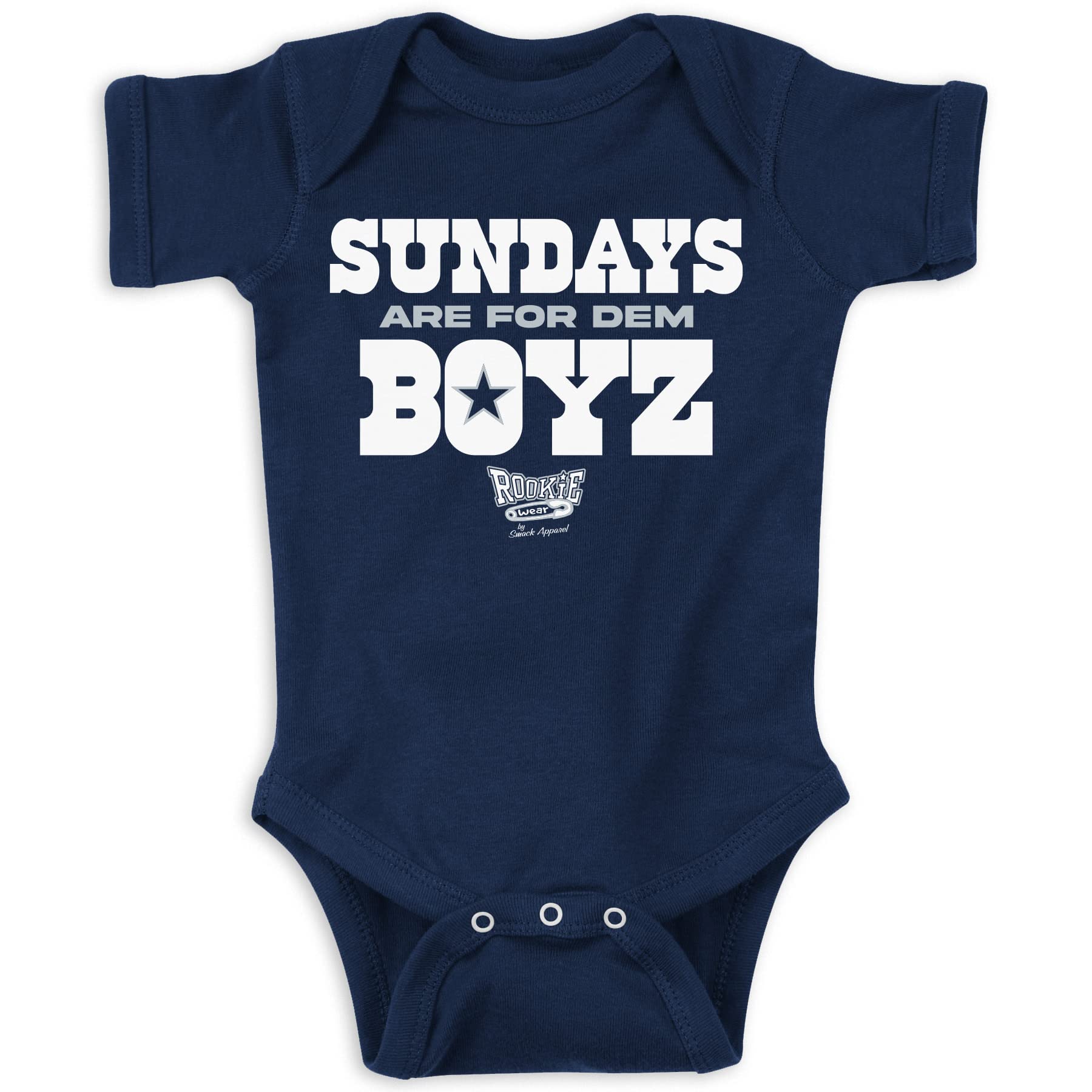 Dallas Cowboys Baby Clothes - Sundays are for Dem Boyz Football Fan Outfit (NB-7T) | Cute NFL Game Day & Family Photo Outfits for Infants